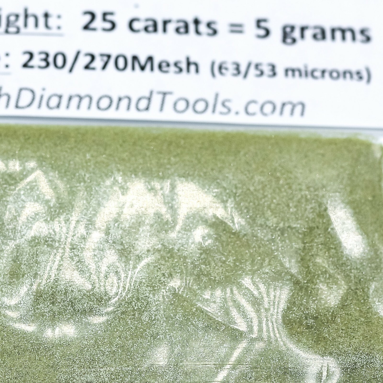 TechDiamondTools Diamond Powder 230 Grit 63-53 Microns, 25 cts = 5 Grams