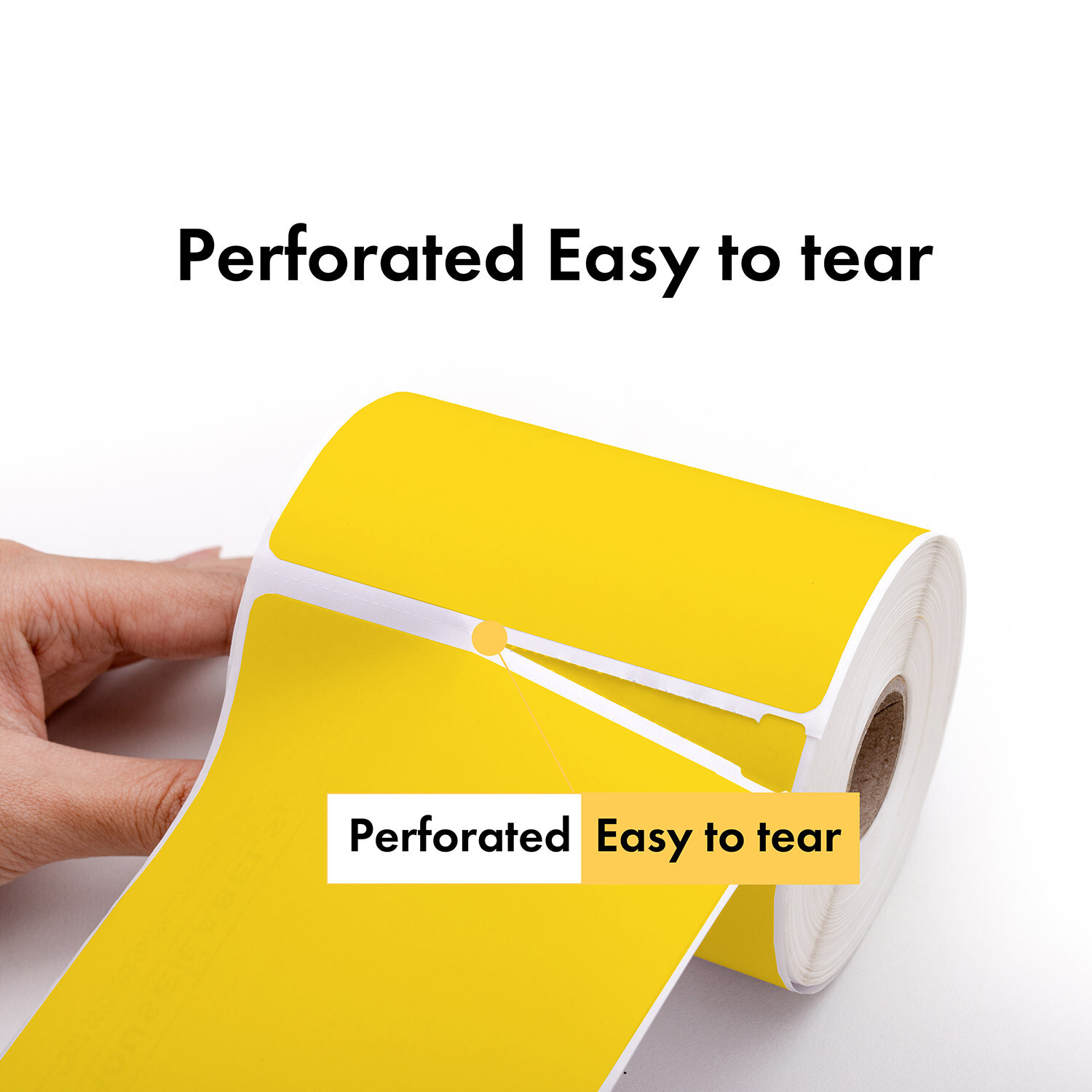 ZEBRA ELTRON 1.5×1 COLOR 1-1/2″ x 1″ YELLOW Direct Thermal Labels 2 Rolls / 520
