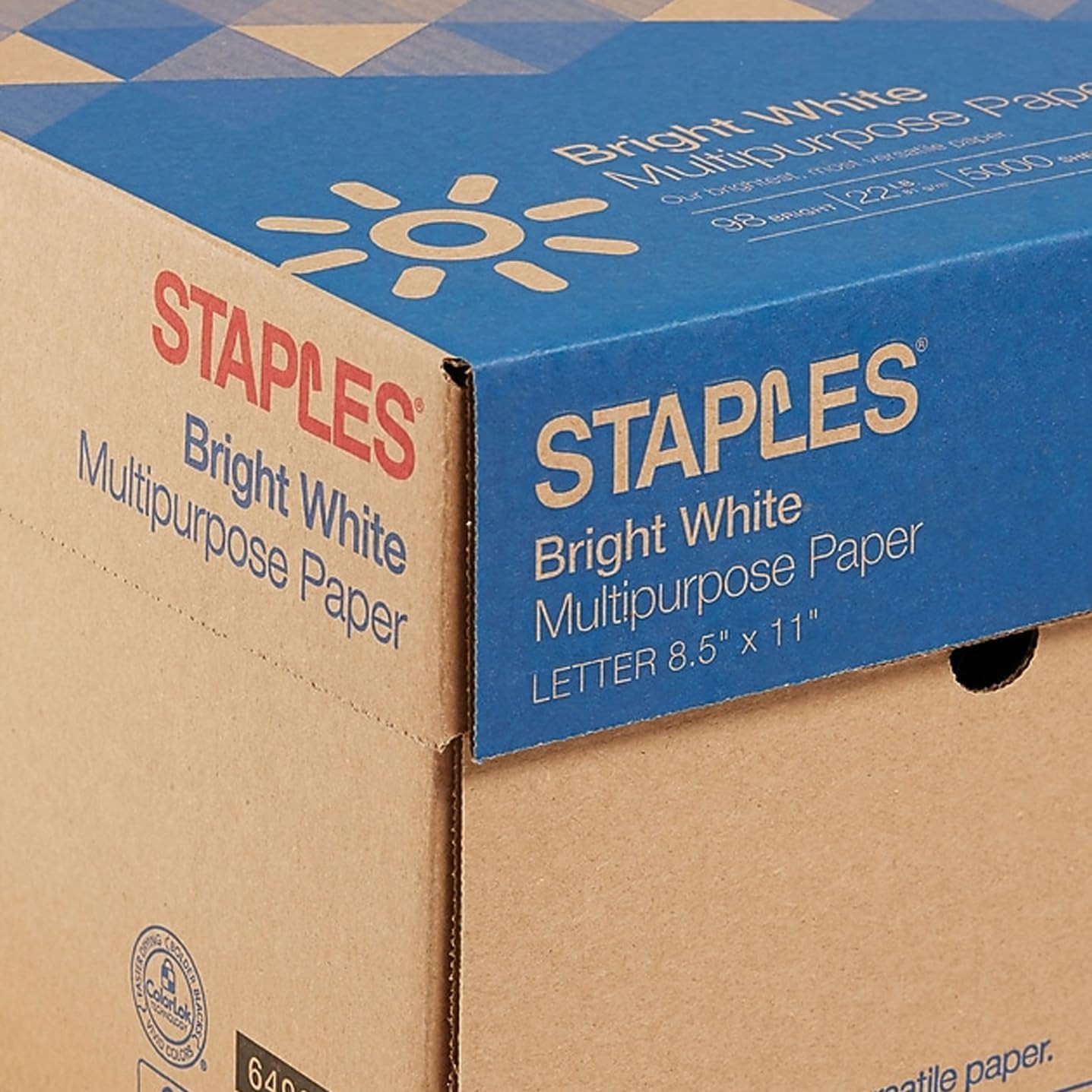 Staples 8.5-Inch X 11-Inch Multipurpose Paper 22 Lbs 98 Brightness 500/RM 10 RM/