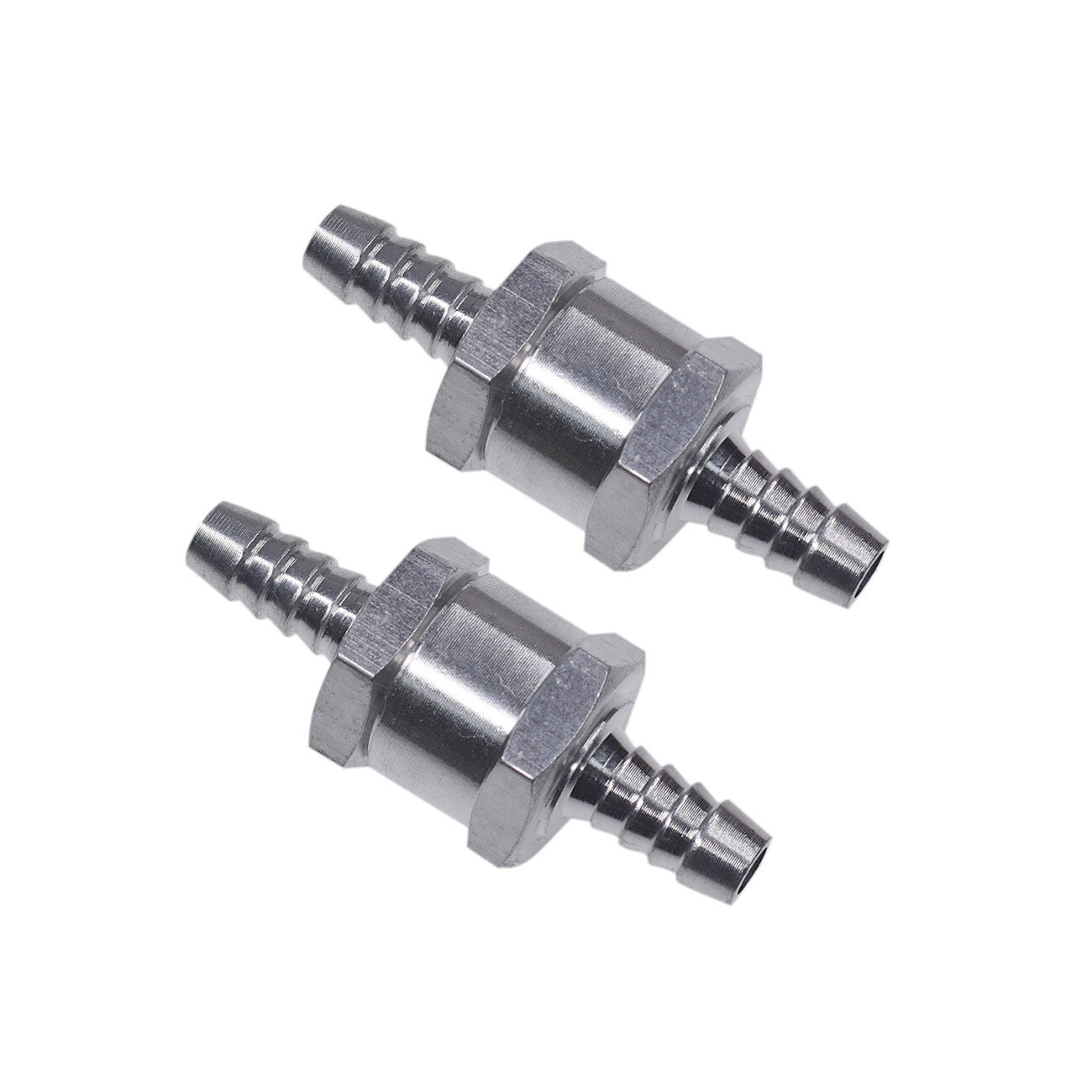 2pcs 8mm 5/16″ Fuel Line One Way Non Return Check Valve Petrol Diesel Oil Alloy
