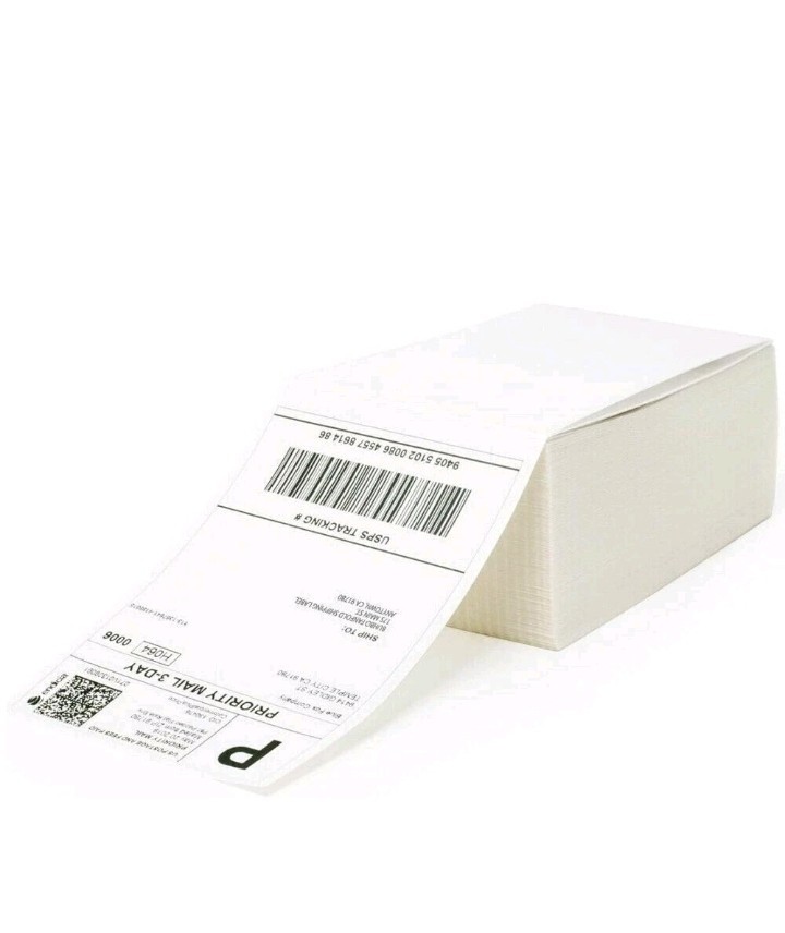 6000 4×6 Fanfold Thermal Shipping Labels UPS CERTIFIED / USPS fits most printers