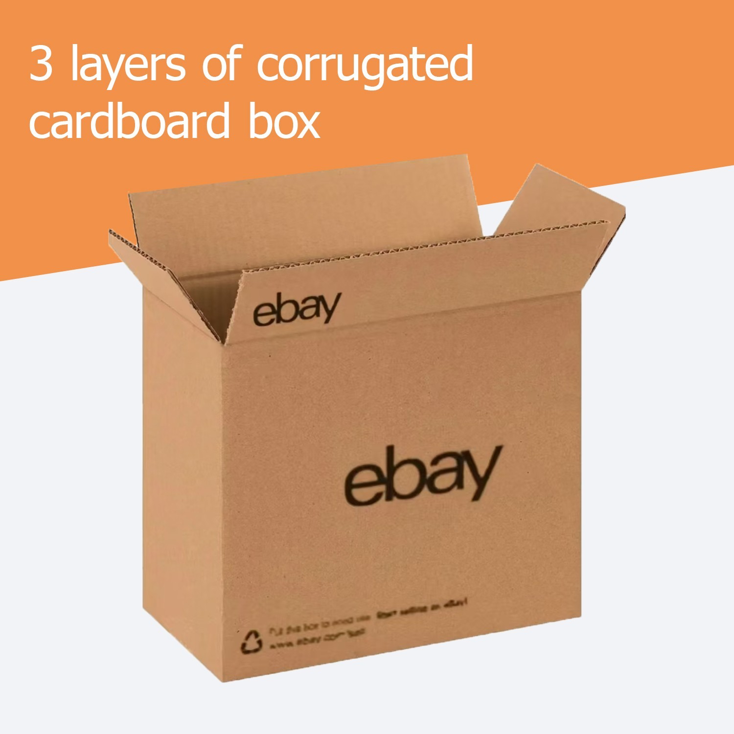 25pcs pack 16″ x 12″ x 8″Shipping Packing corrugated cardboard boxes color logo