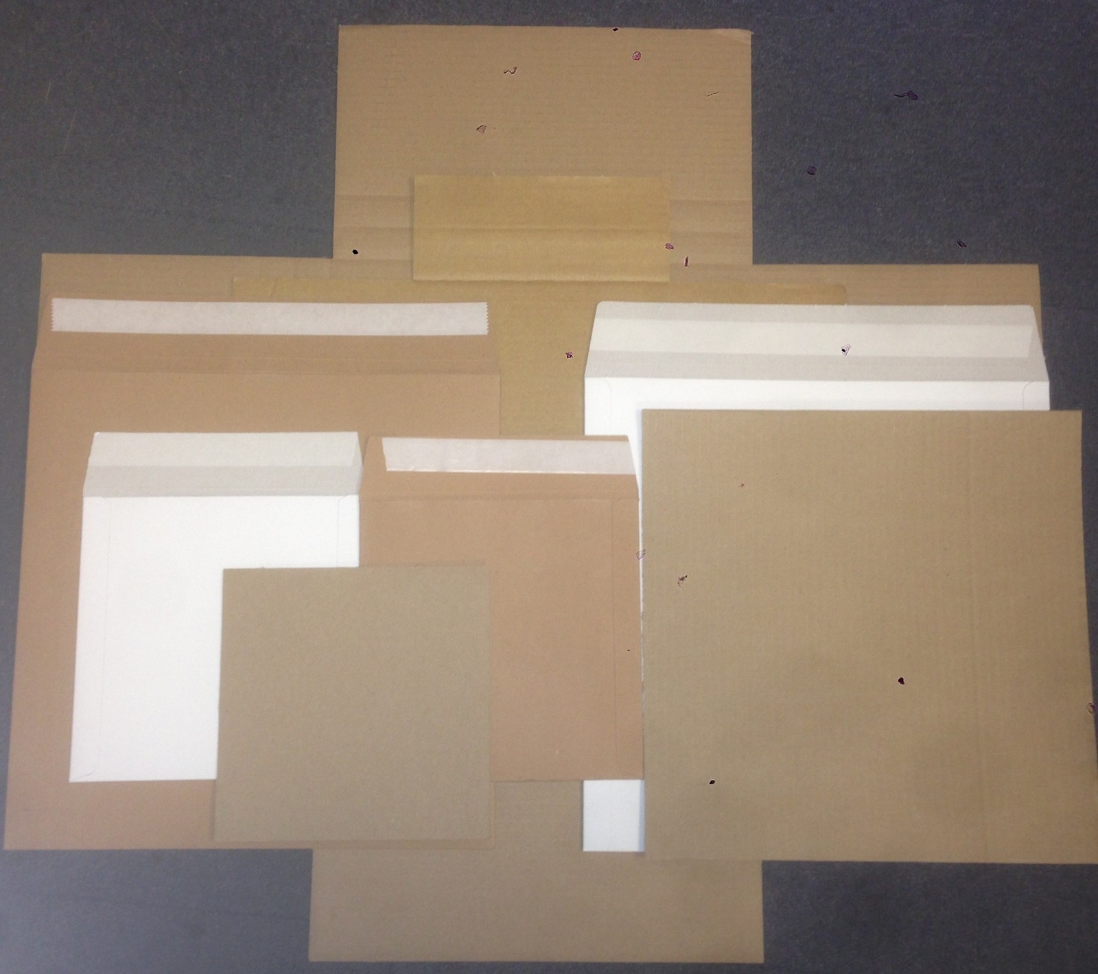 STRONGEST ALL BOARD VINYL LP RECORD MAILERS + – STIFFENERS 7″+ 12″ + CRUCIFORM