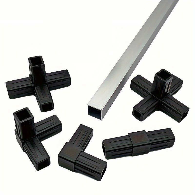 Square Tube Socket Connector Joints Plastic Profiles Connections 2/3/4/5-Way