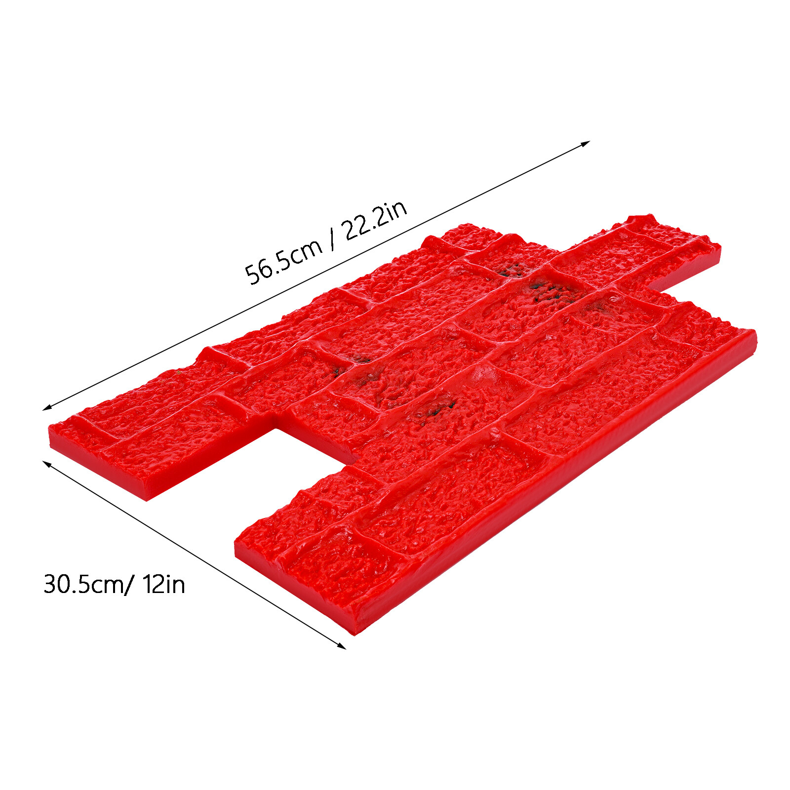 1* BIG Concrete Texturing Skin 22×12″ Concrete Stamps Mats Set Concrete Stamping