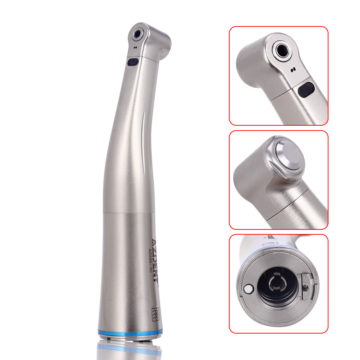 AZ Dental 1:1/1:5/16:1 Fiber Optic LED Contra Angle E-type Low Speed Handpiece