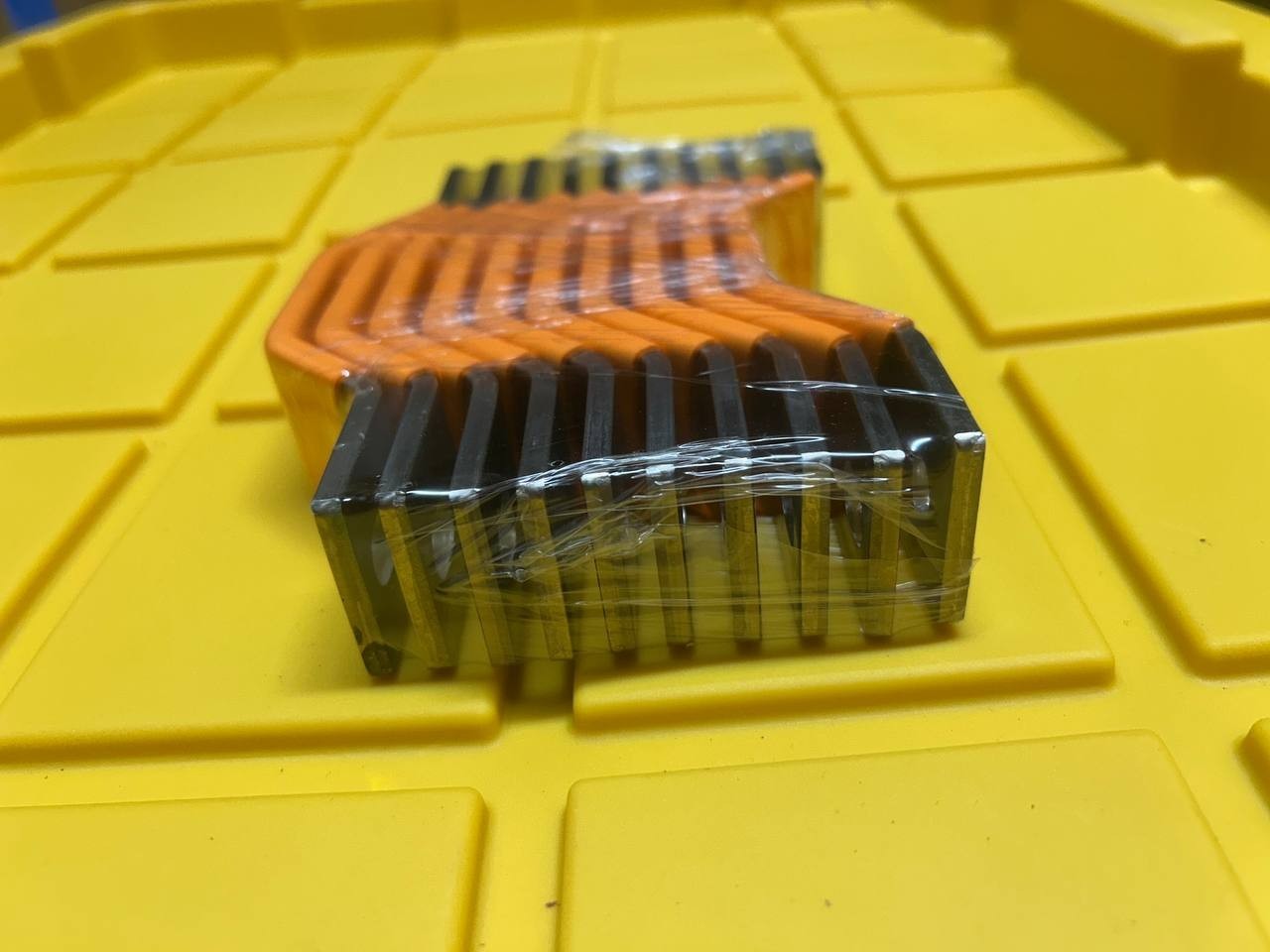 10x Heavy Duty Insulated Copper Busbar Connectors – New Wrapped Set