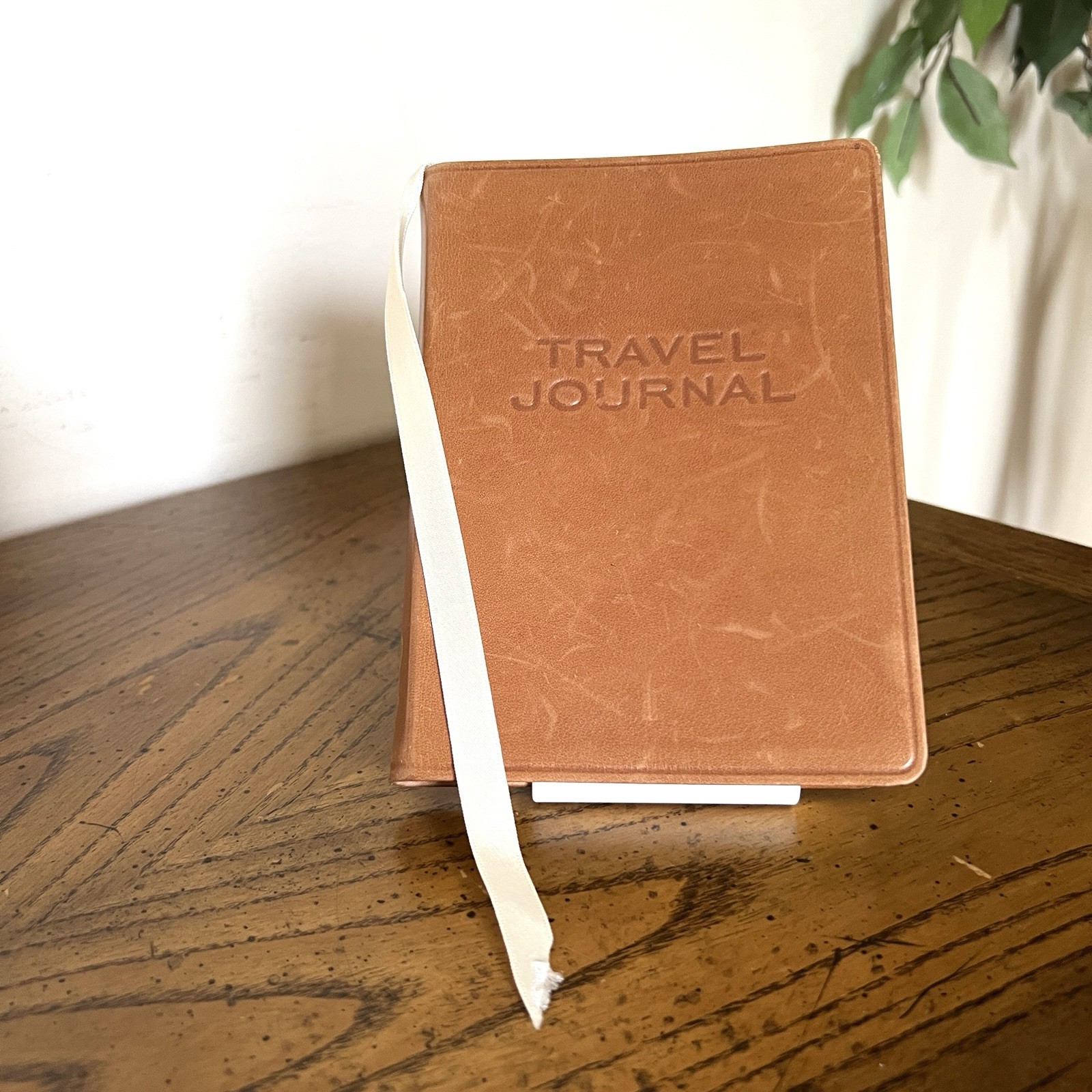 Vintage Cole Haan Leather Travel Journal 1996 Pocket Diary United States Maps