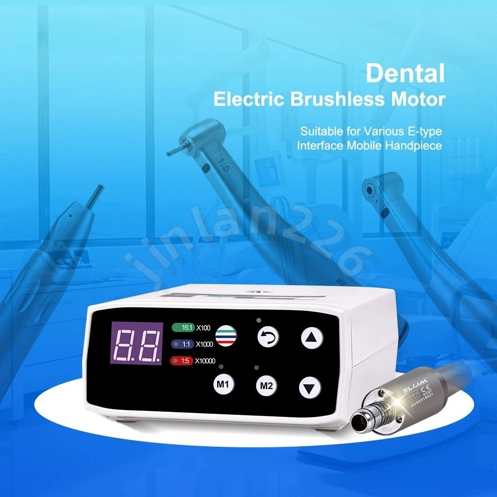 Dental Brushless LED Electric Micro Motor /1:5 Increasing Handpiece Lab Tools US