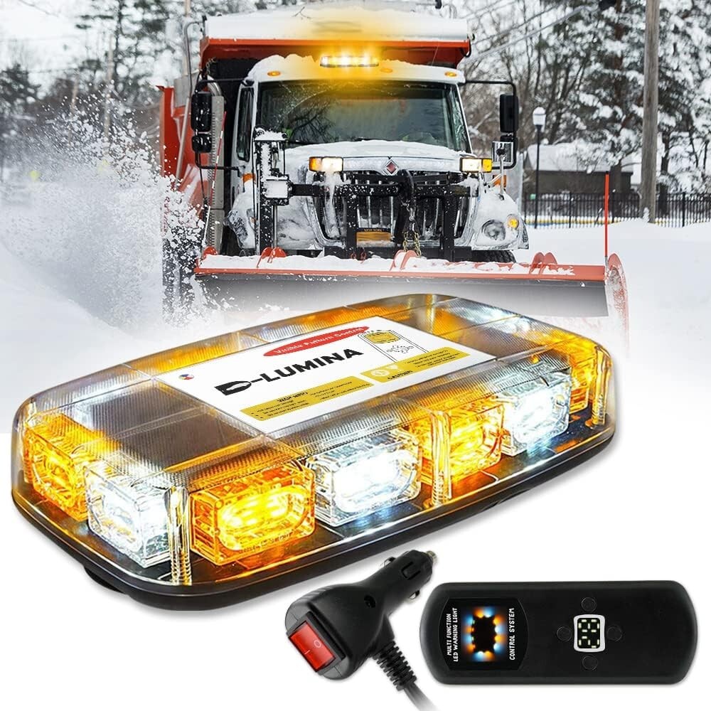 72 LED Roof Top Strobe Beacon Light Bar for for Tow Trucks, Snow Plows，Vehicles