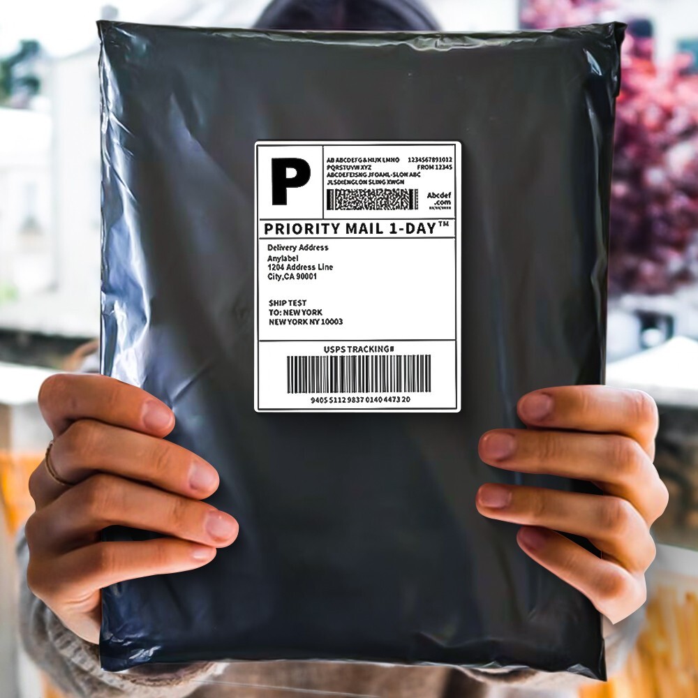 1000 12×15.5 Poly Mailer Self Sealing Shipping Mailer Bags Black POLYSELLS