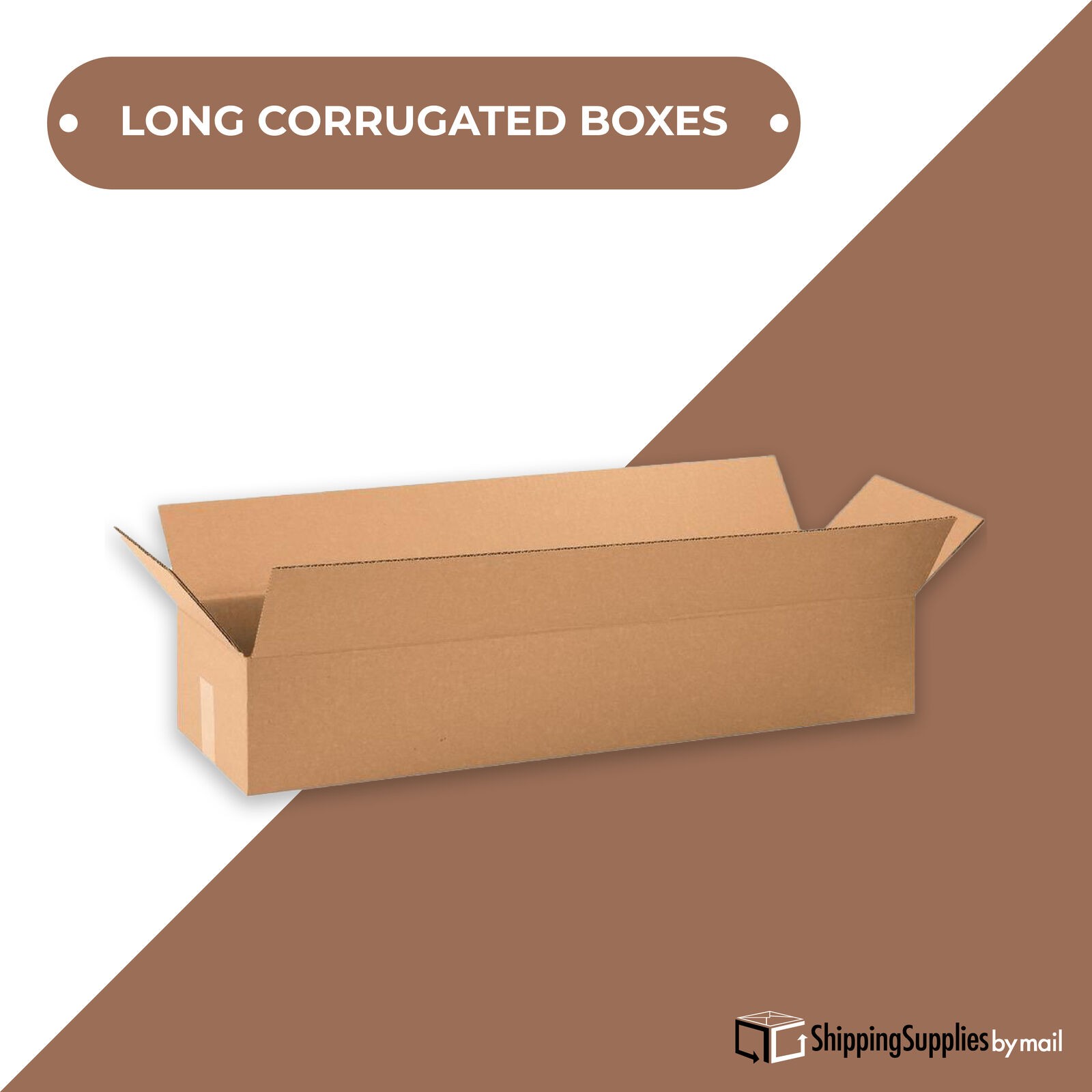 30 x 6 x 6″ Long Corrugated Boxes, ECT-32 Brown Shipping/Moving Boxes 25/Bundle