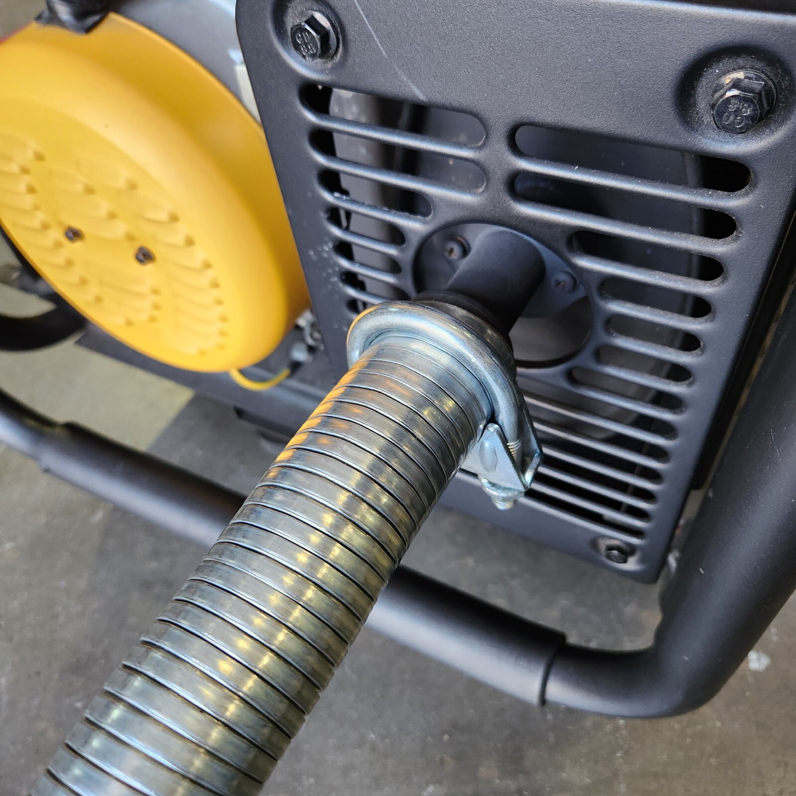 Generator Exhaust Extension Muffler w/Wall Mounting Kit – Universal Fit