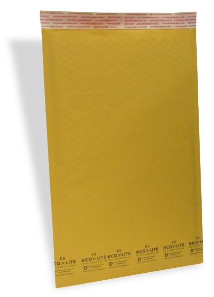 100 #5 Kraft Bubble Mailers – Made in USA – ECOLITE from TheBoxery