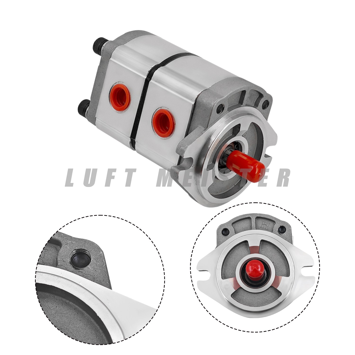 NEW For AGT-H15R Mini Excavators Hydraulic Pump Double Acting Single Section US