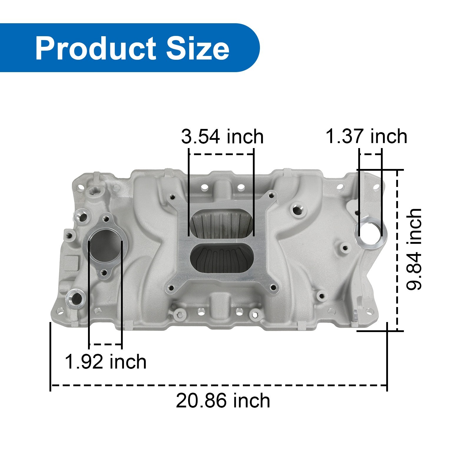 2701 Performer EPS Intake Manifold for 1955-1986 Chevy Small Block 262-400