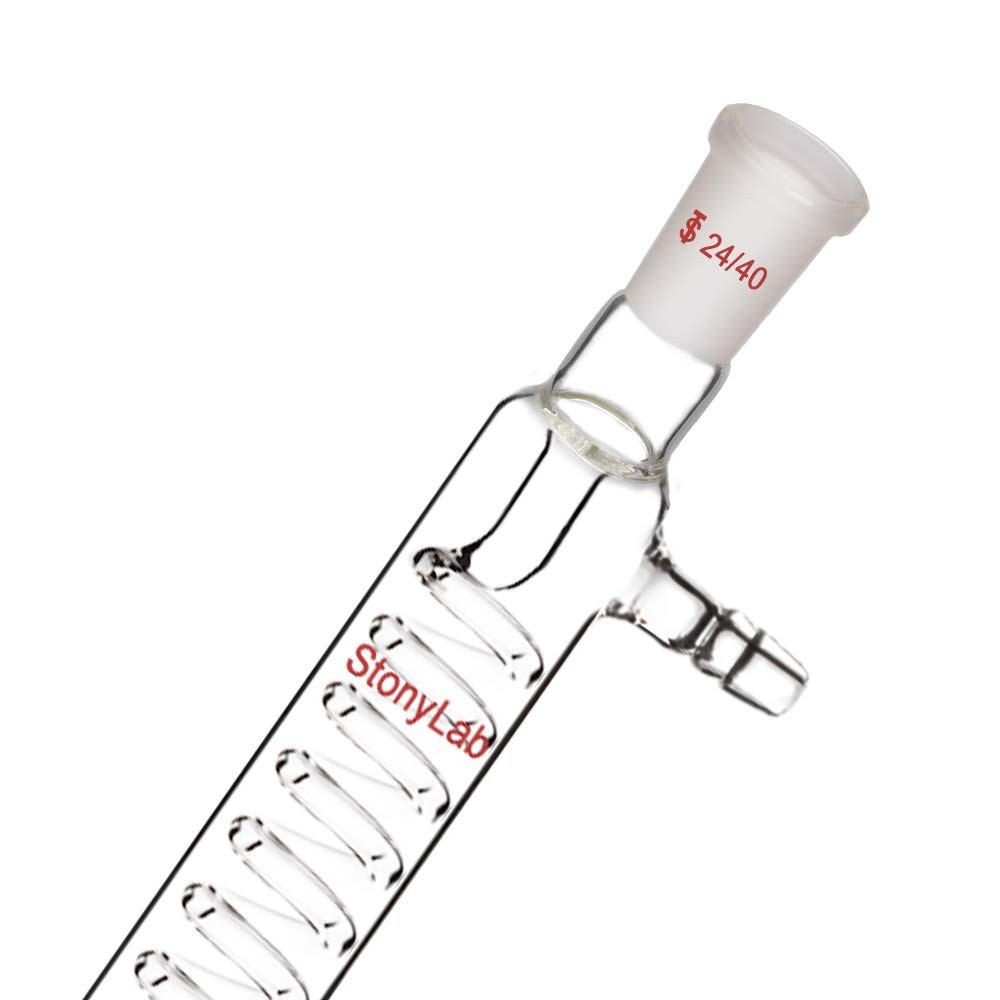 Graham Condenser with 24/40 Joint and 500mm Length for Chemistry Applications
