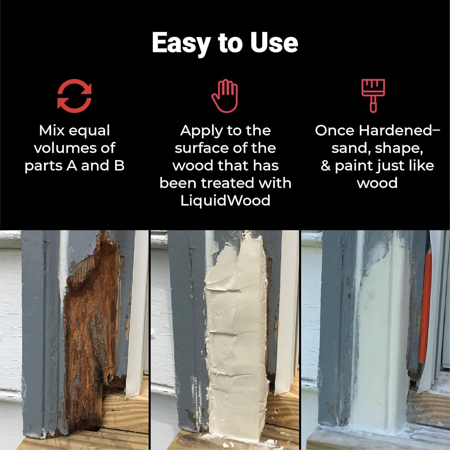 High Viscosity 2-Part WoodEpox – Eco-Friendly Adhesive for Wood Restoration