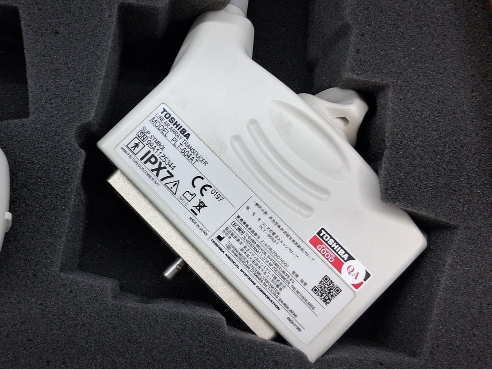 TOSHIBA PLT-604AT LINEAR ARRAY ULTRASOUND TRANSDUCER PROBE 30 DAYS WARRANTY**