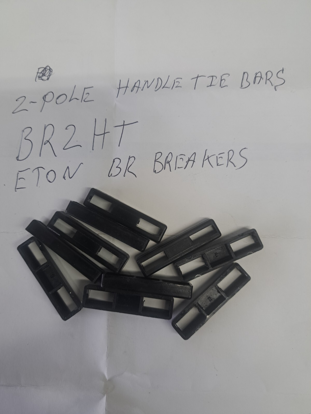 10-PACK, EATON HANDLE TIE BARS, BR2HT FOR TWO POLE BR BREAKER