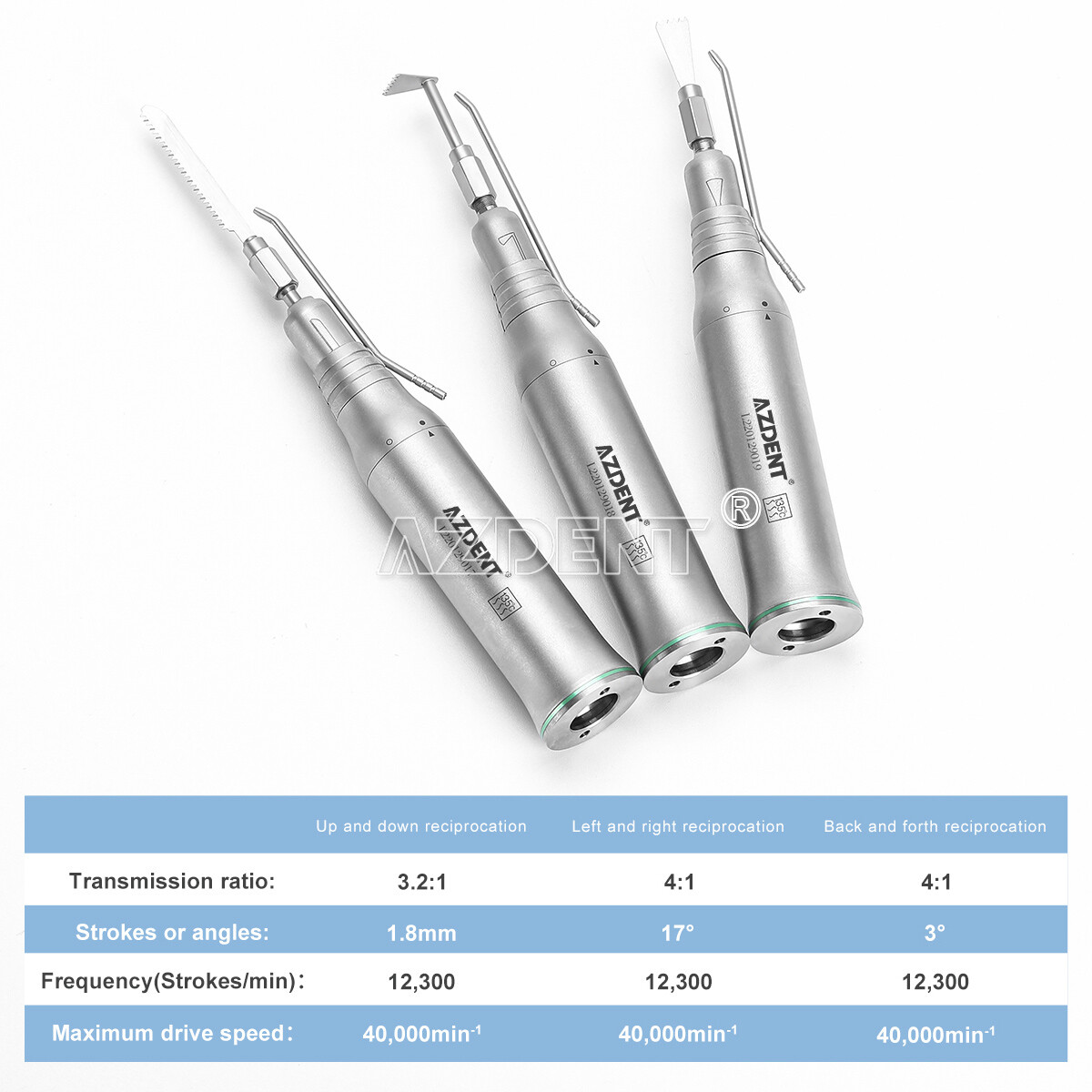 Dental Brushless Electric LED Micro Motor/Micro Saw Surgical Straight Handpiece