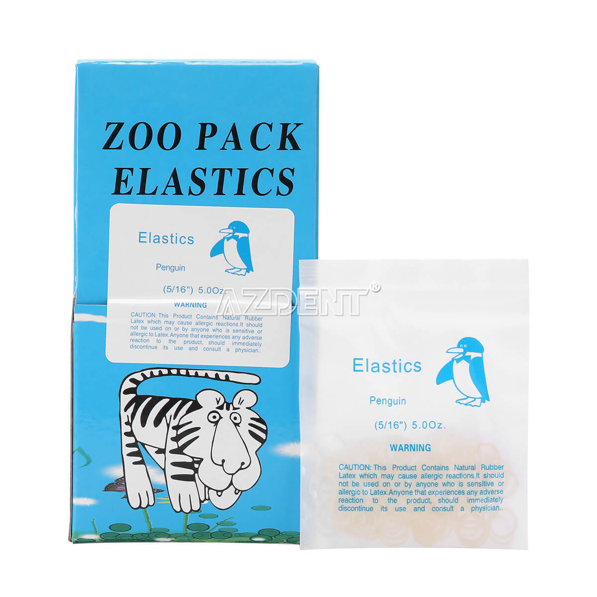 Dental Ortho Elastics Latex Braces Orthodontic Rubber Bands 5000Pcs/kit 15Sizes！