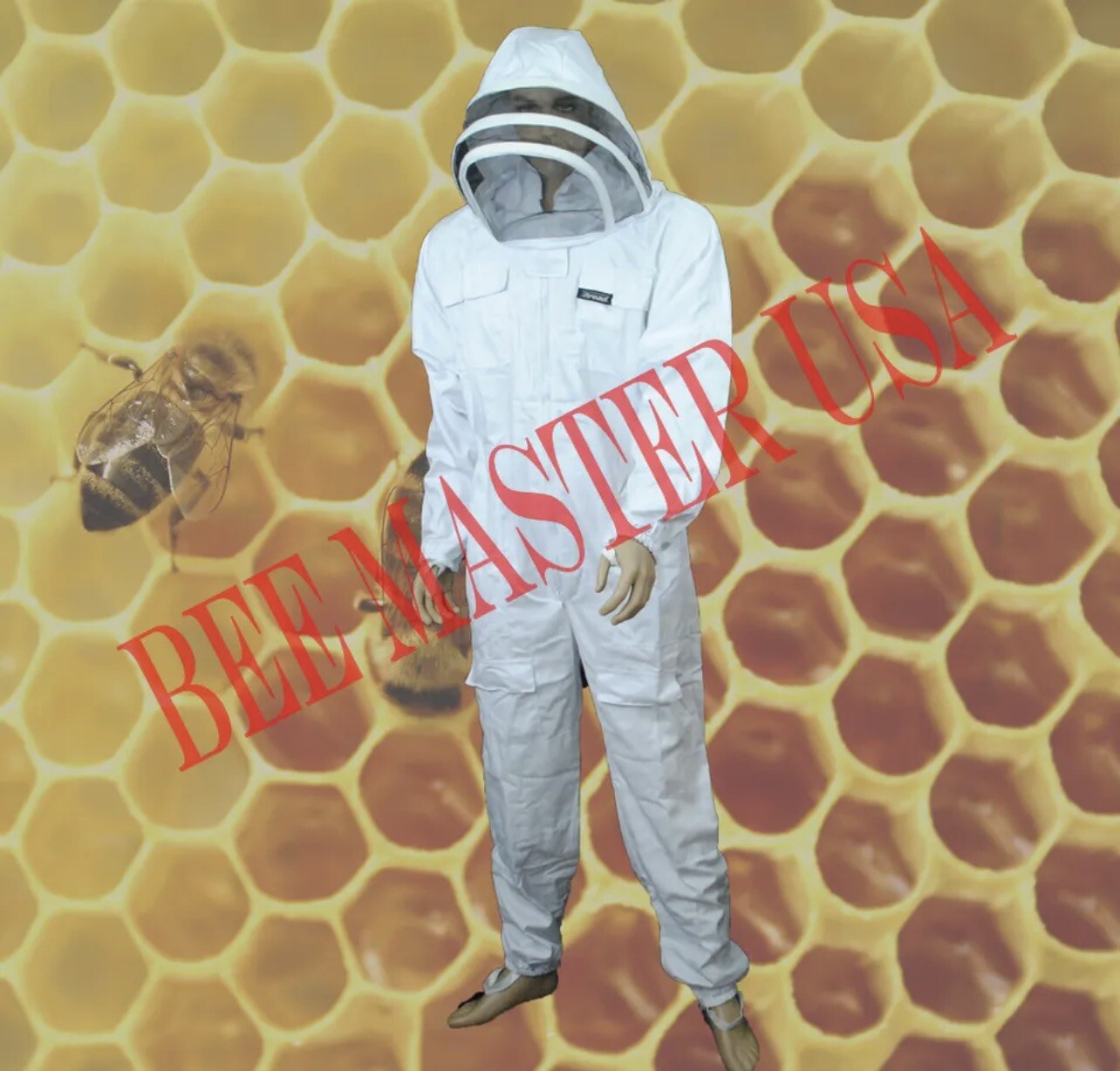 Pro’s Choice Best Beekeeping Full SUIT With GLOVES Size, M 100% Cotton Thread(R)