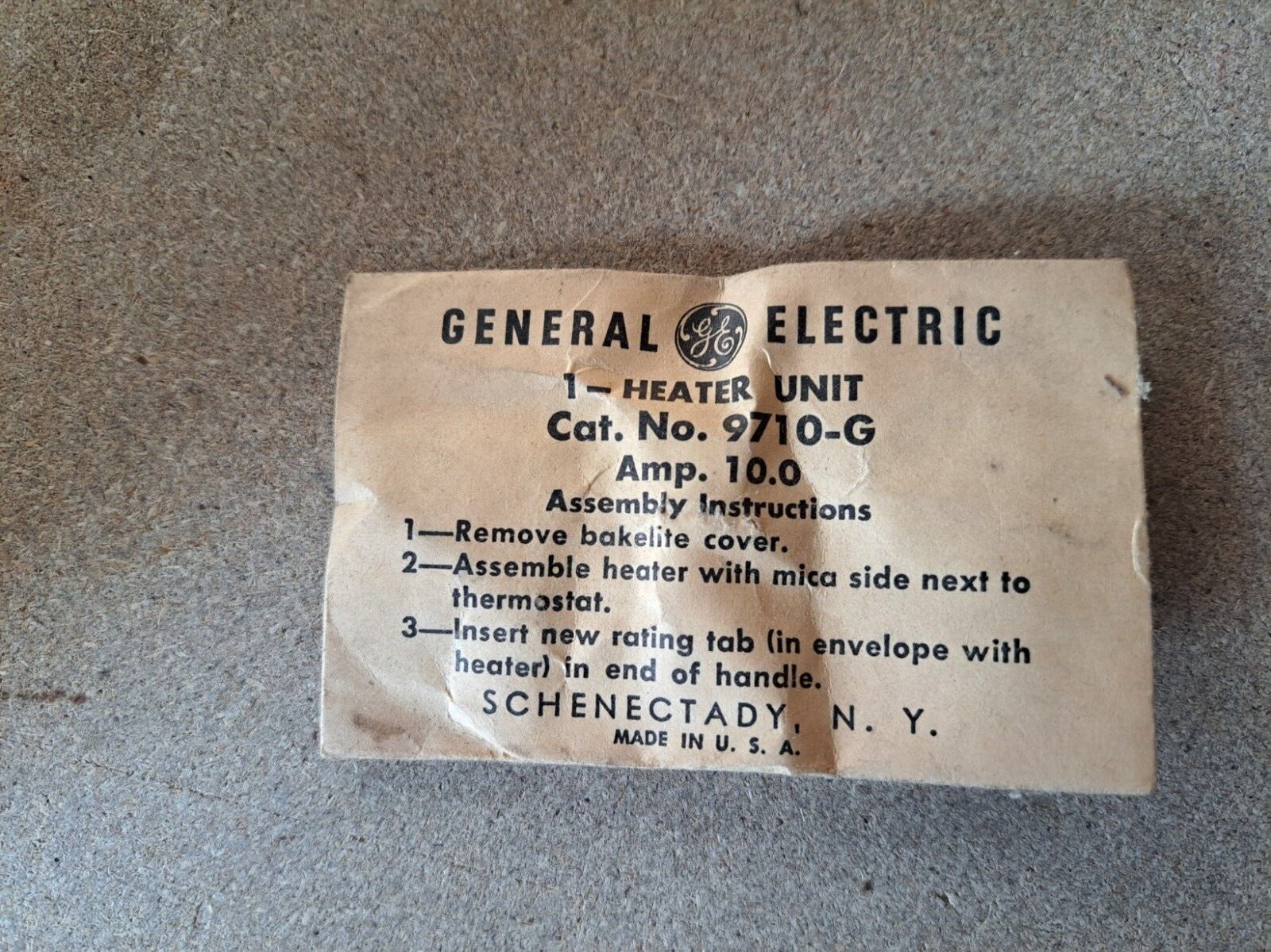 NEW VINTAGE GE/TRUMBULL TYPE TT OVERLOAD HEATERS – VARIOUS SIZES