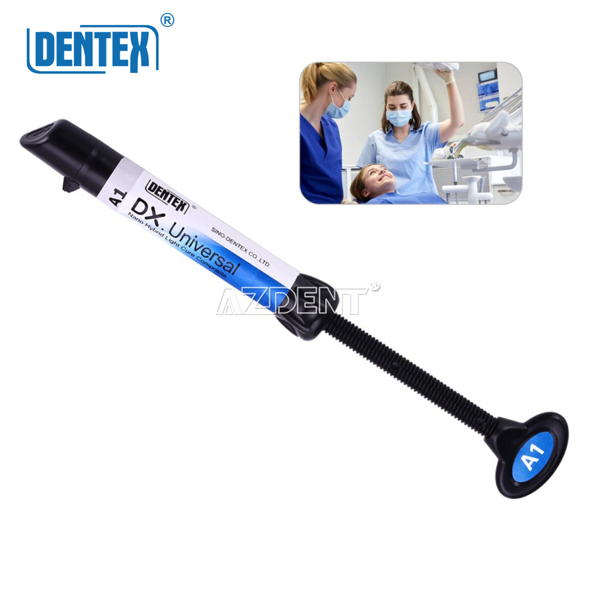 USPS DX Dental Universal Curing Light Composite Resin Shade A1 A2 A3 A3.5 B1