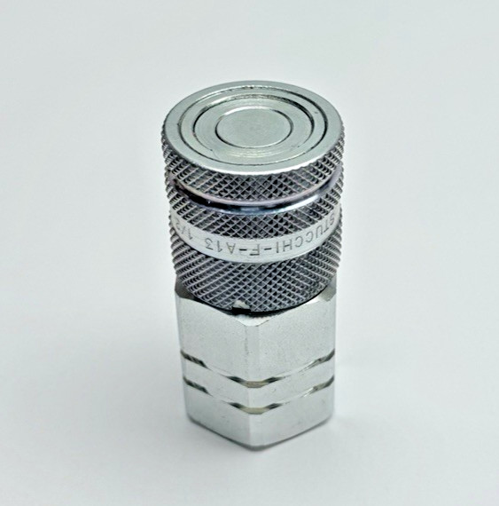 F-A13 STUCCHI 1/2″ NPT, FLAT FACE QUICK COUPLER, FEMALE THREAD