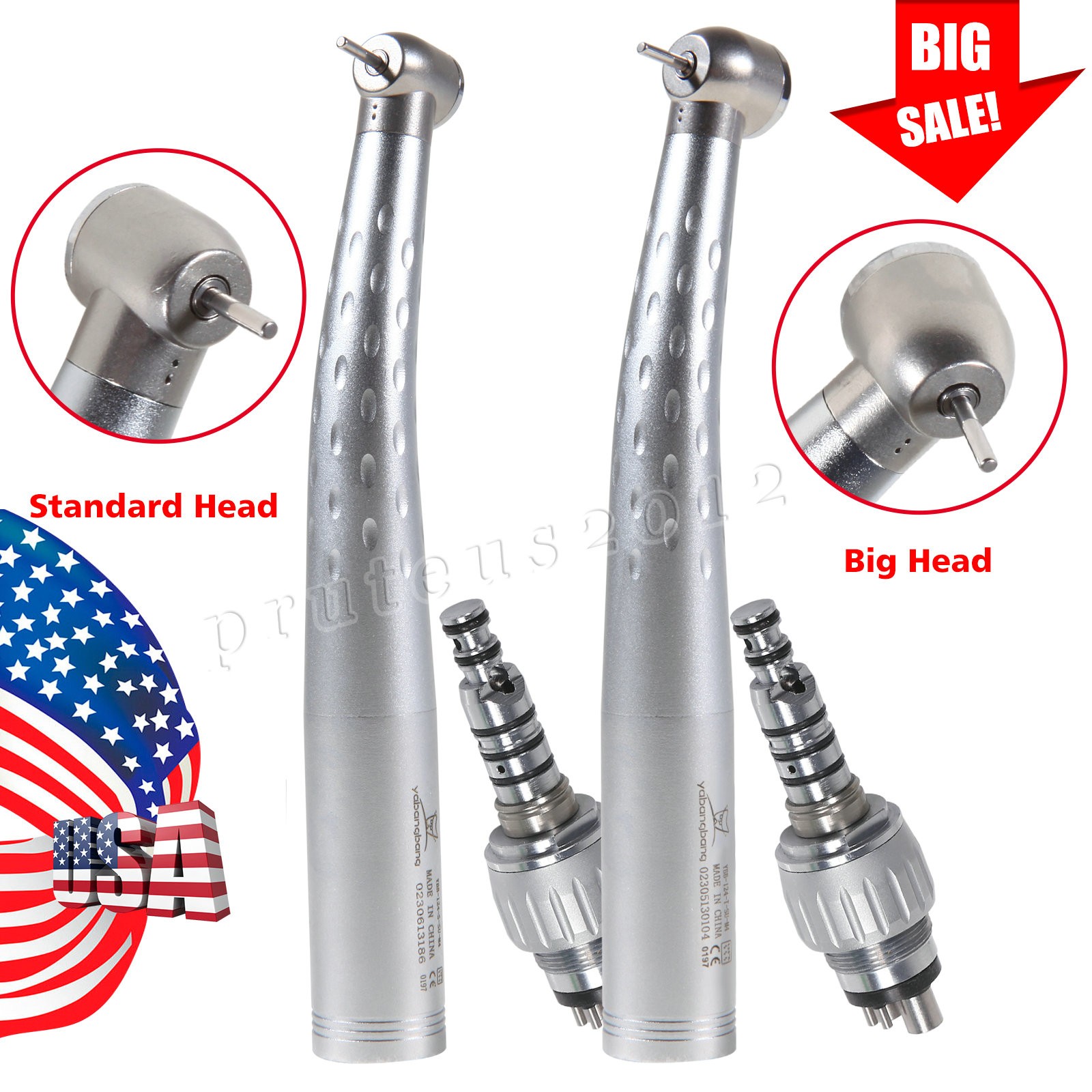KAVO Style Dental High Speed Handpiece Turbine +4 Hole Quick Coupler 360° Swivel