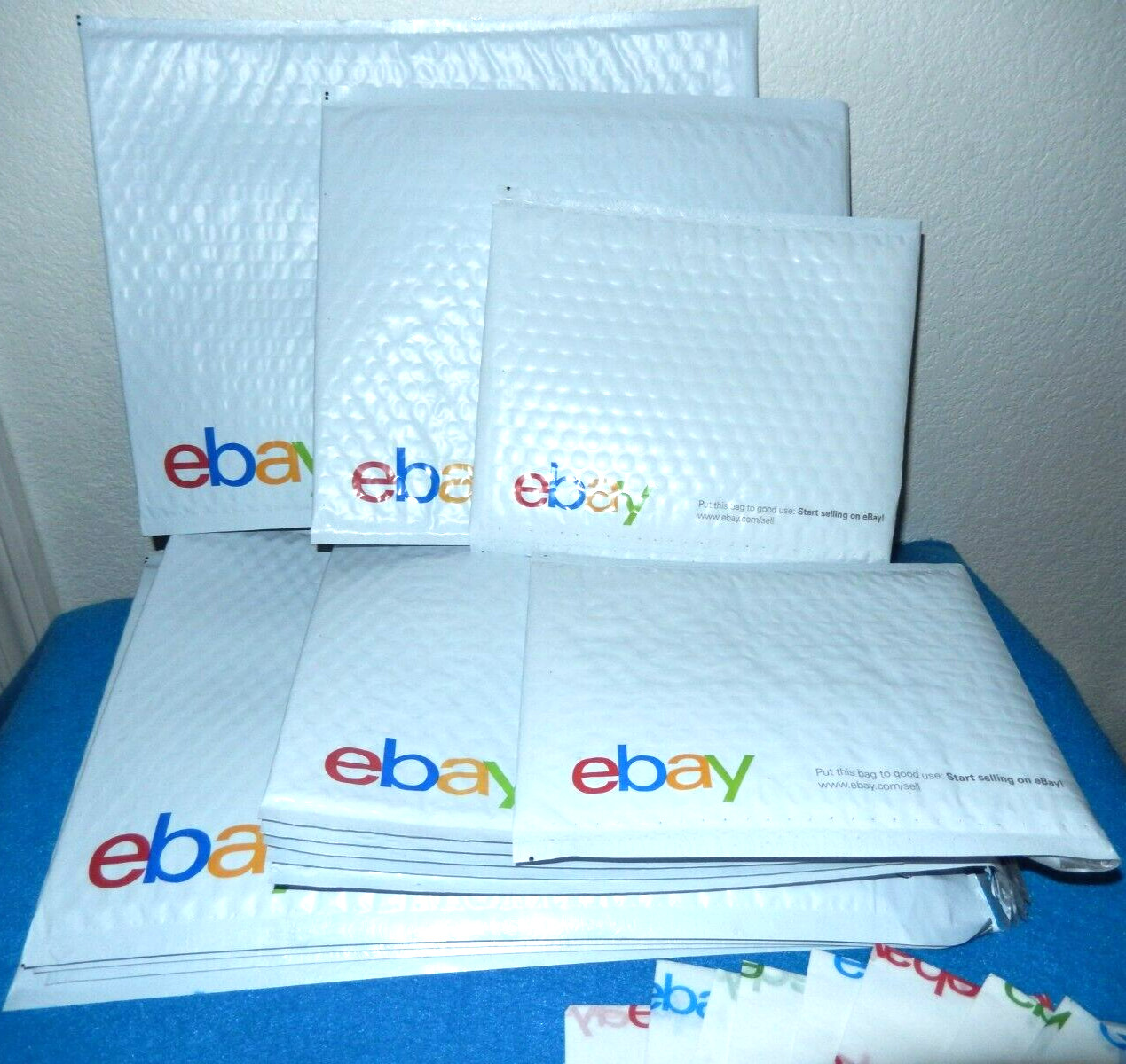 SHIP with STYLE! Ebay Shipping Variety Pak-4 sizes/bubble/poly+tissue/tape-33 pc