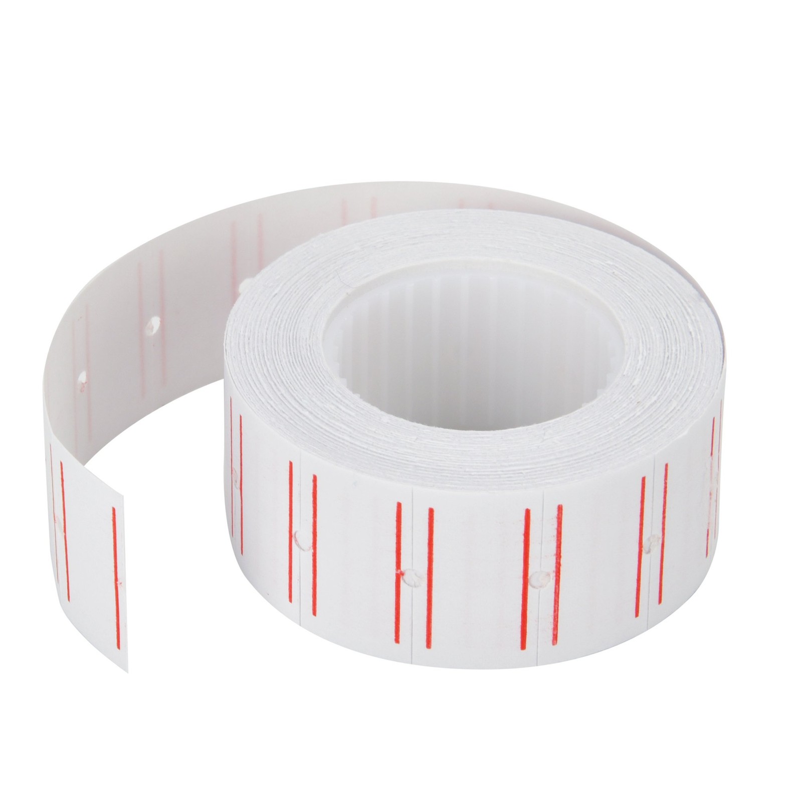 30 Rolls 600/Roll White Red Line Price Gun Paper Tag Labels for MX 5500 w/ 3 ink