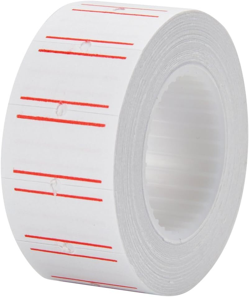MFLABEL 10 Rolls 6000pcs White Price Gun Labels for Mx-5500 10 Rolls,