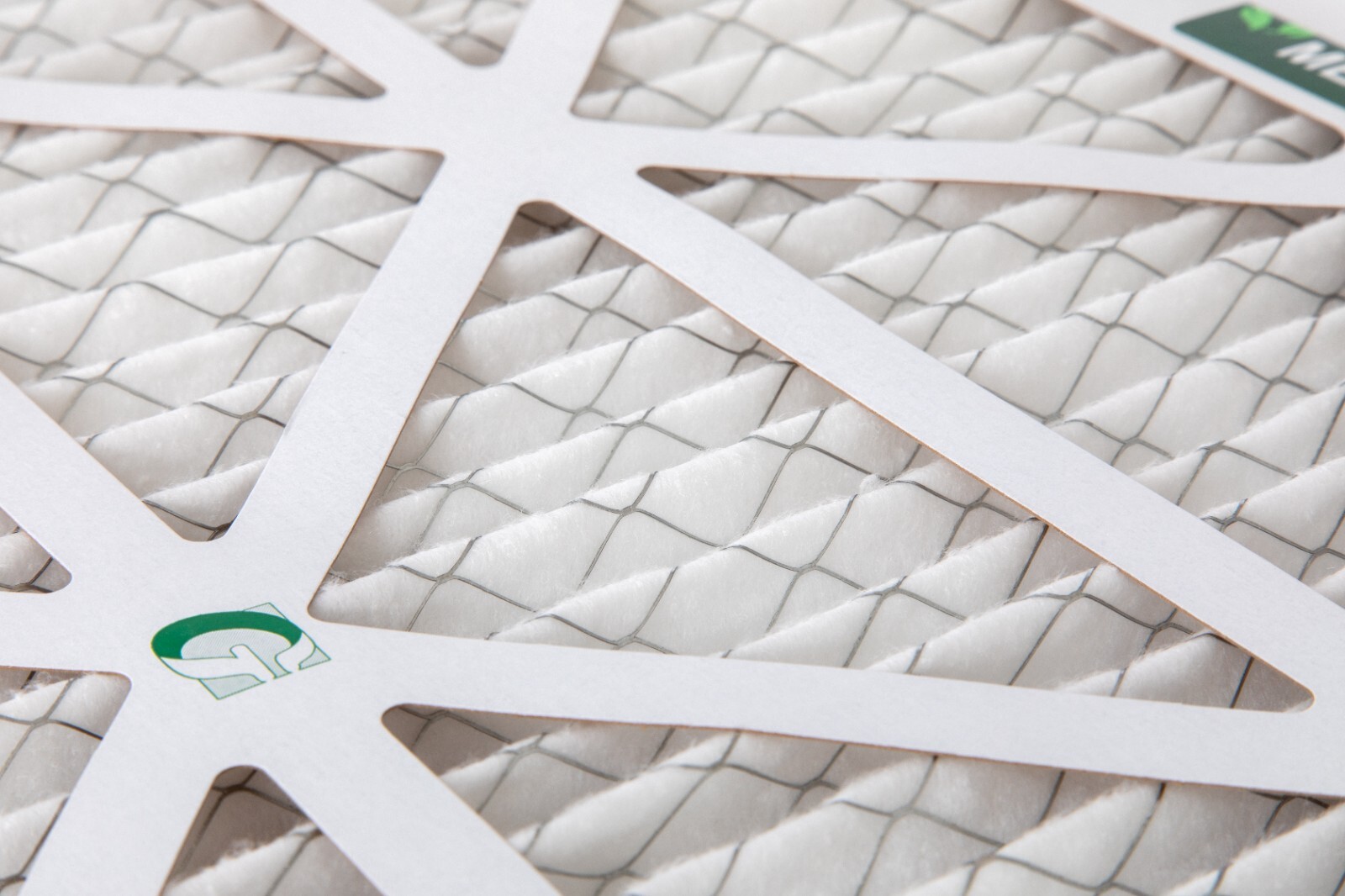 24x24x2 MERV 13 Pleated Air Filters by Glasfloss. 8 Pack
