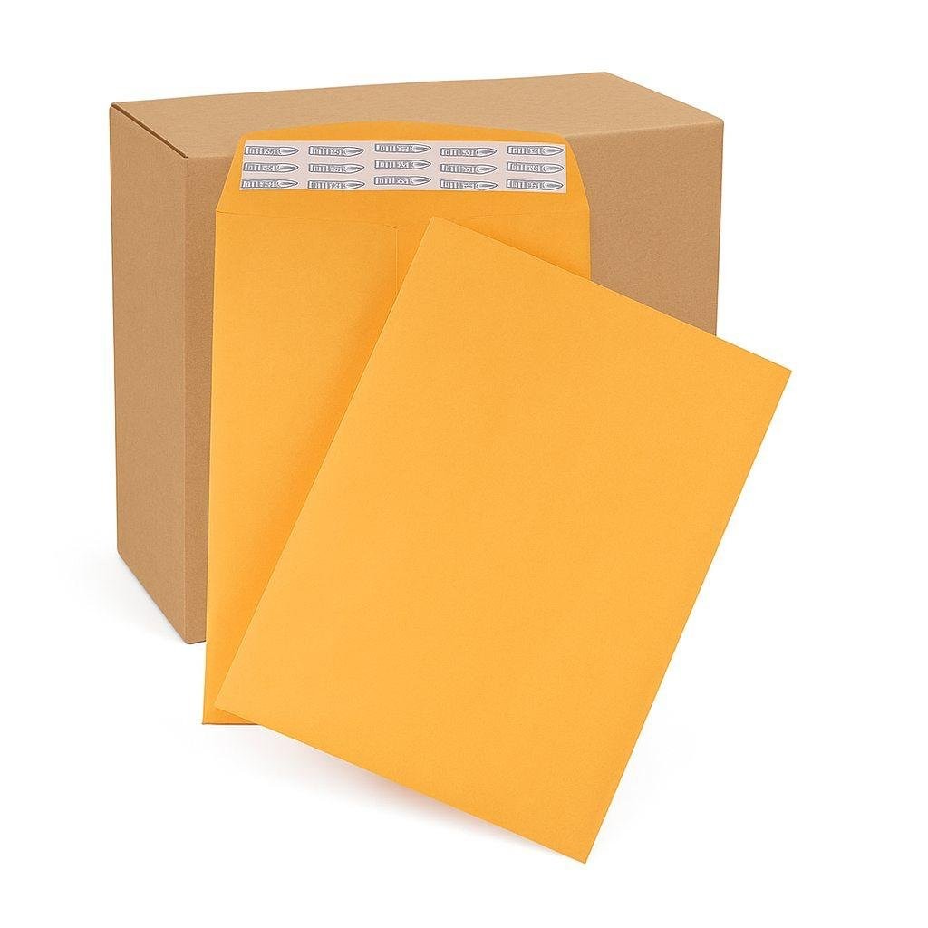 50 – Pack 6″x9″ Kraft Catalog Mailing Envelopes Mailers Peel Self Seal
