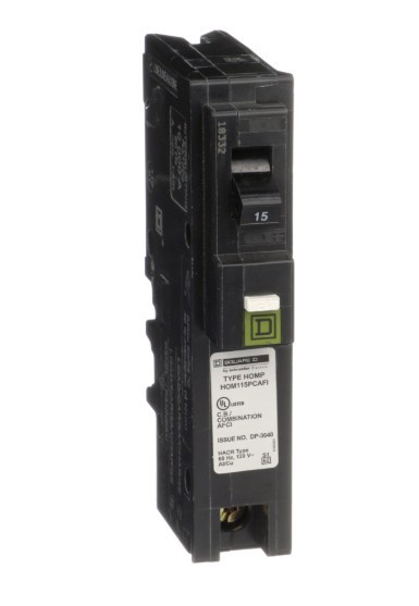 SQUARE D HOM115PCAFI U 15A 120V 1P USED