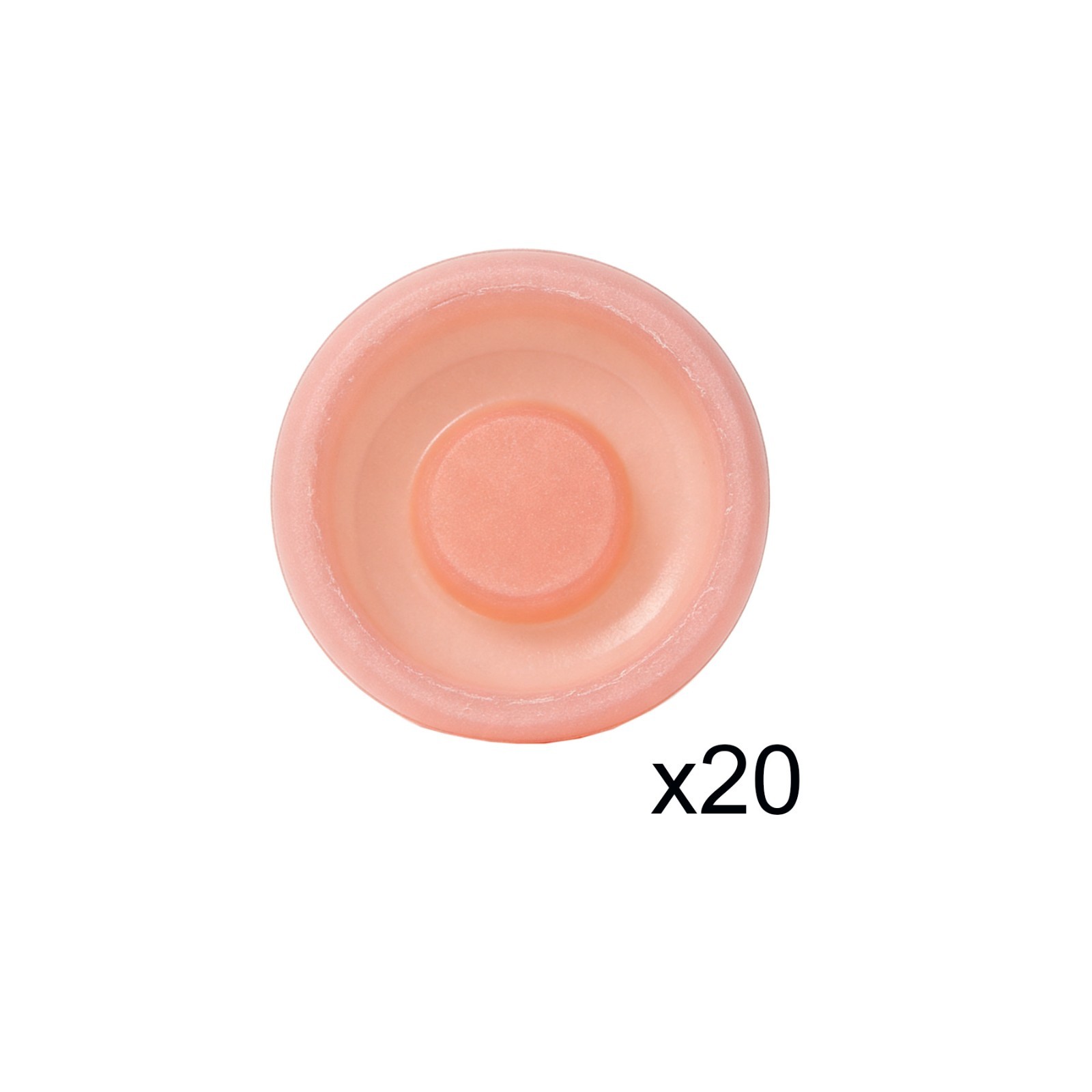 US Dental fit Zest Locator Male Replacement Cap Standard Light Pink 2.4 lbs 20-P
