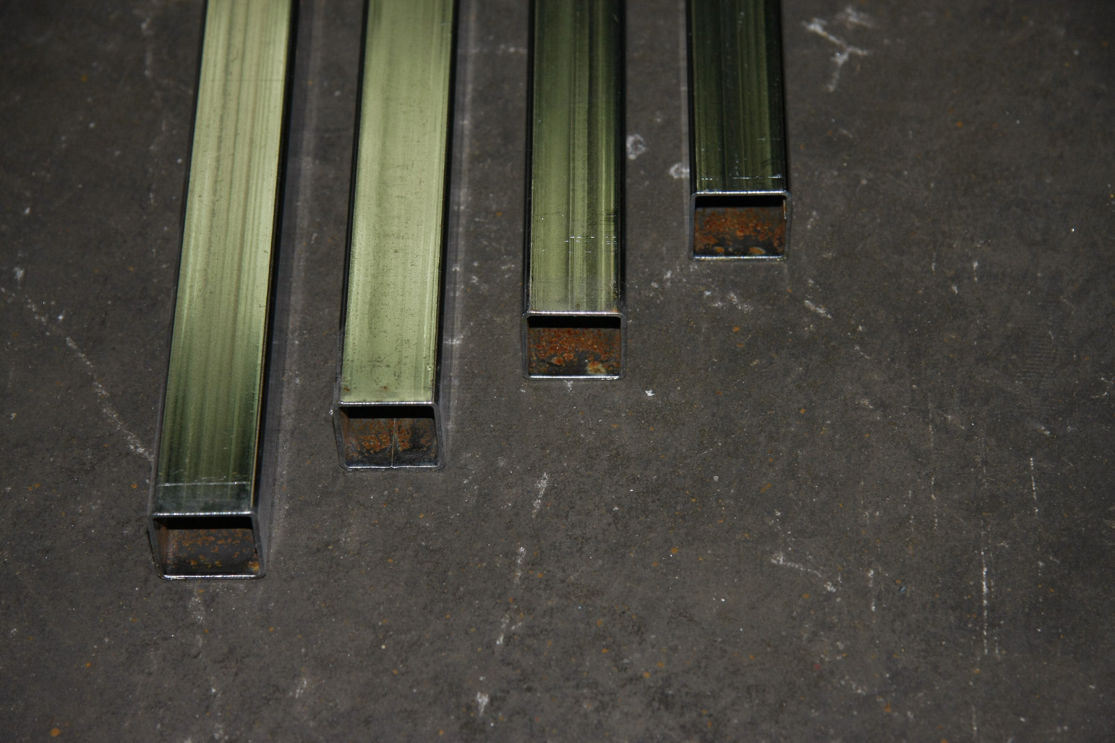 Steel Square Tubing, .062″ x 1″ x 1″ x 28″, 4 Piece Lot, Chrome Finish