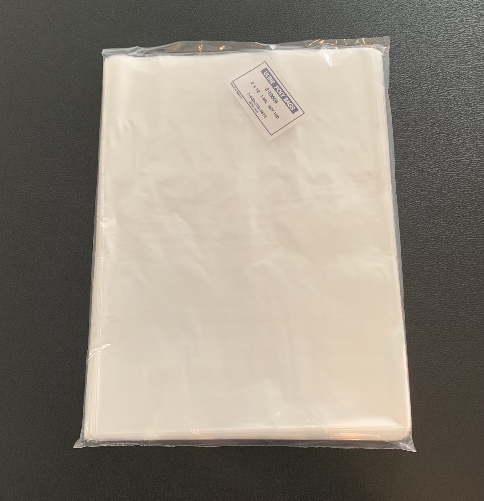 700 Uline Clear 9 x 12 Flap Lock Plastic Poly Bags – T-Shirts & Apparel – 1 Mil