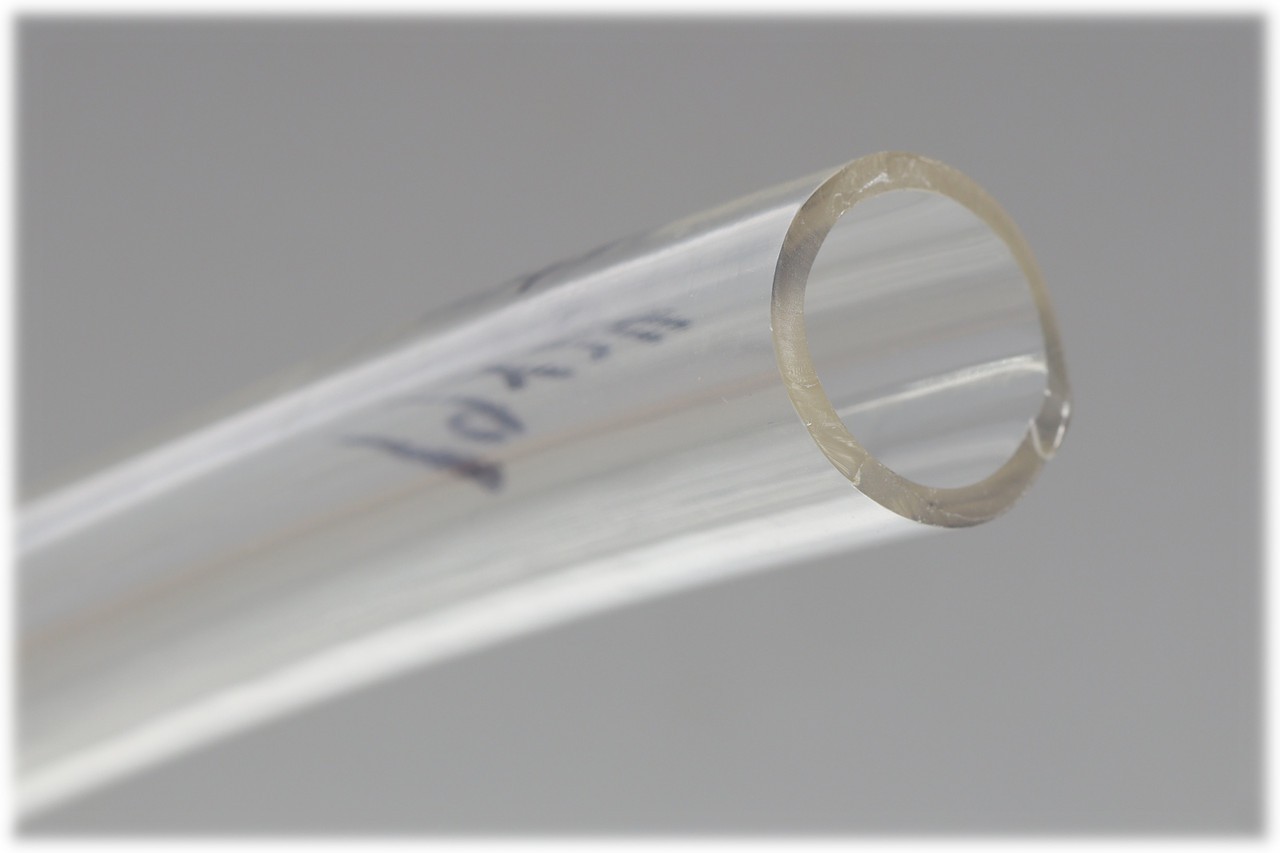 PVC Plastic Tubing, 19mm (3/4″) I.D. x 24mm O.D., Clear, by the foot