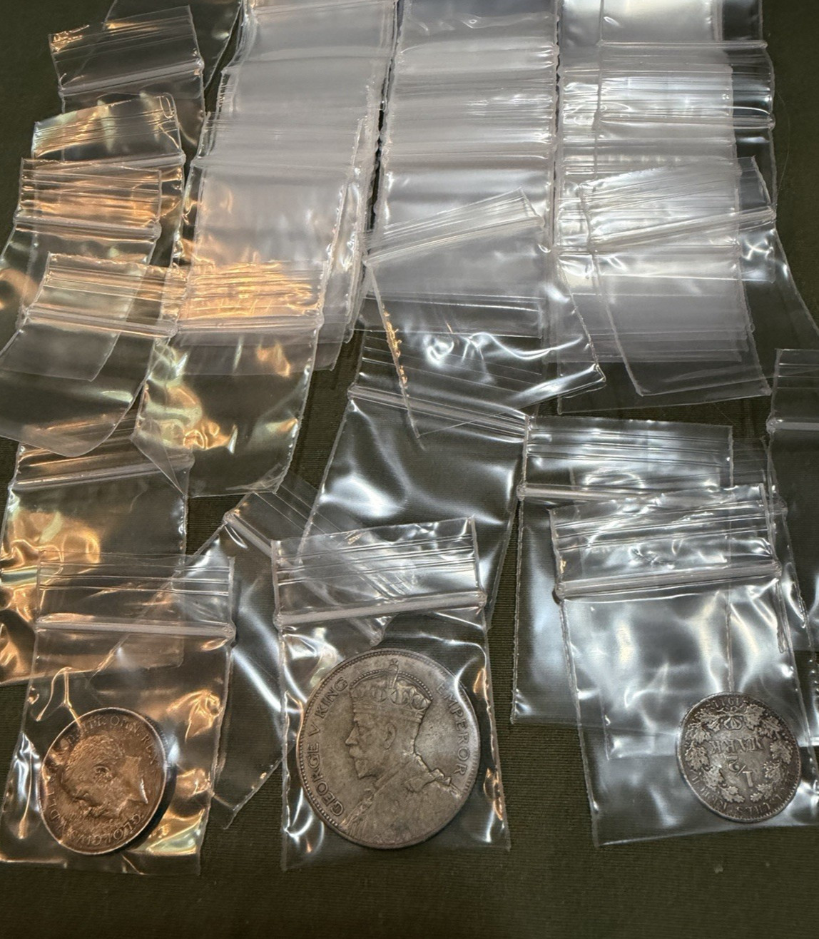 50 Clear Zip Seal Poly Bags for Jewelry, Coins, & Small Items – 2″ x 1.5″