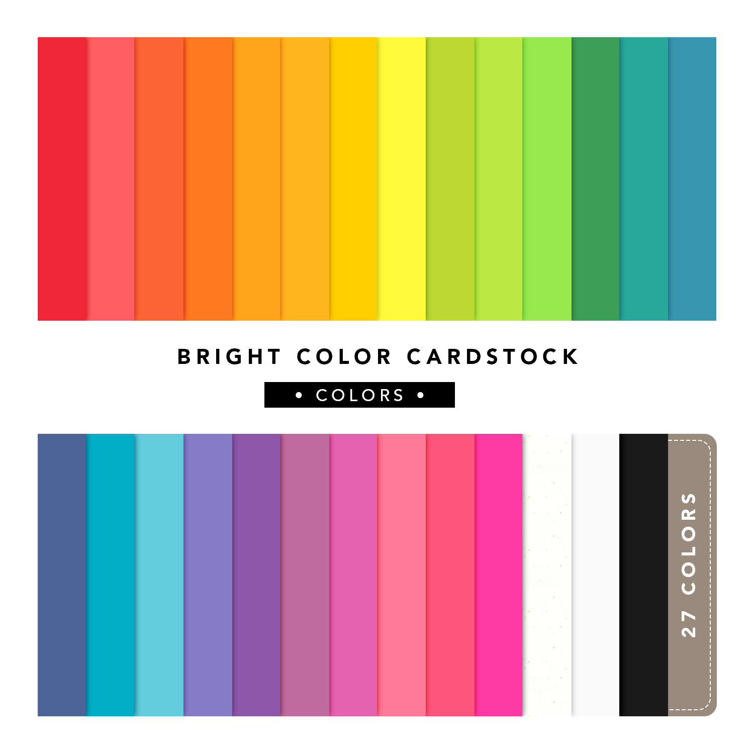 Stardust White Bright Color Cardstock, 65lb Cover (176GSM), 11 x 17, 50 Sheets