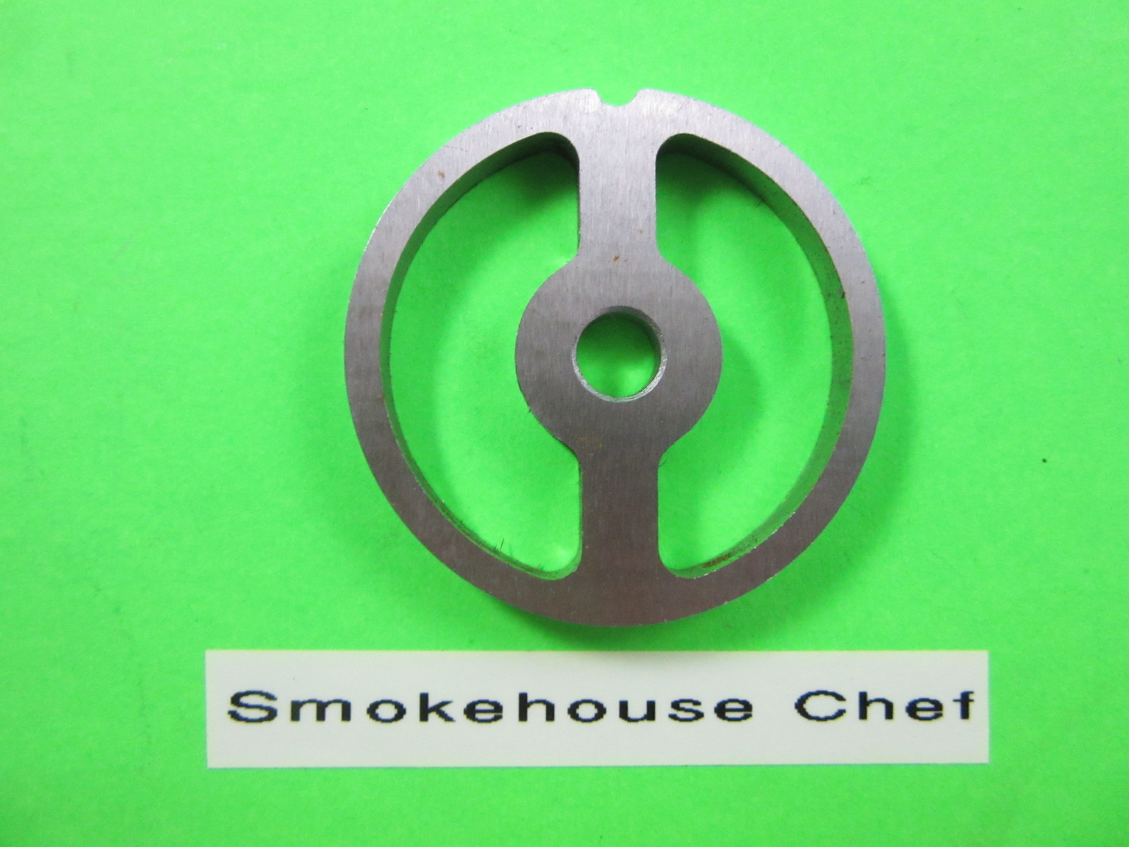 Size #5 Sausage stuffing PLATE & KNIFE for meat grinder LEM, Chefs Choice etc