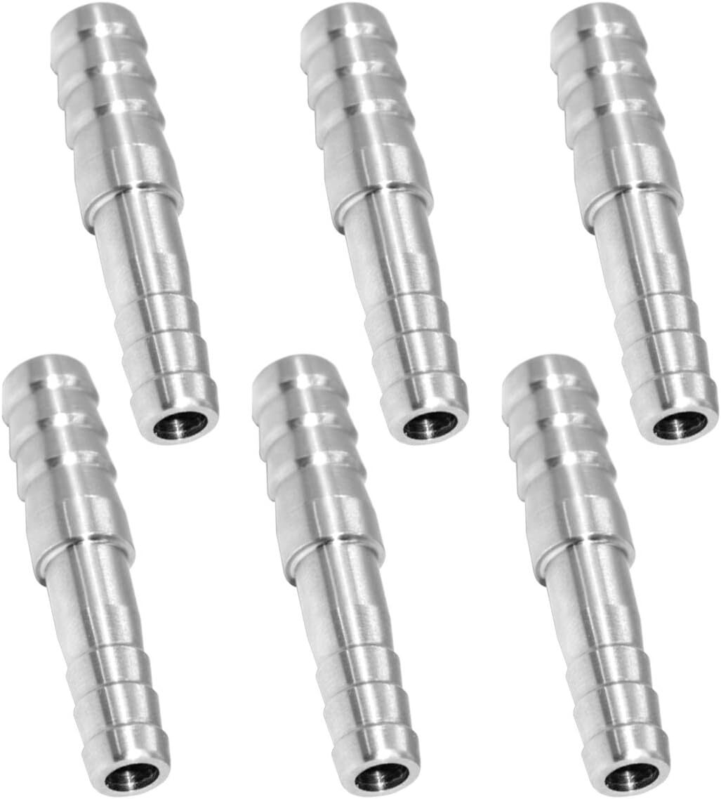 Hose Barb Reducer 3/8″ To 5/16″ Barb Hose Id Stainless Steel Reducing Union Fitt
