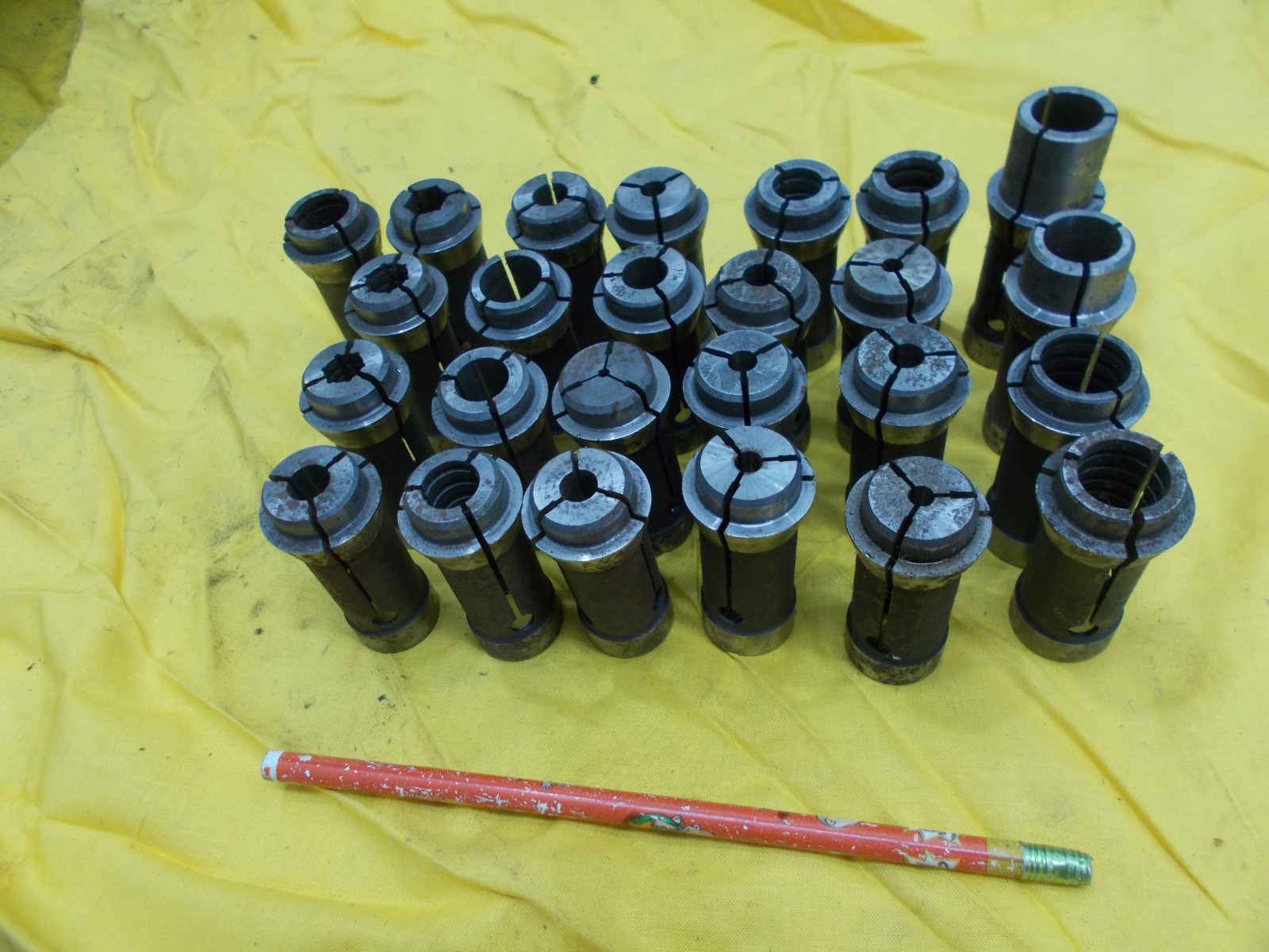 25 pc LOT of SOUTHWICK & MEISTER USA TF24 CNC COLLETS