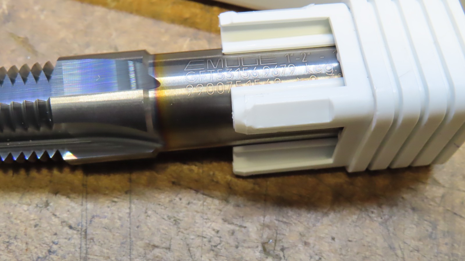 Emuge GFT53156.9679 1-2″ 11-1/2 NPT carbide thread mill tapered pipe tap