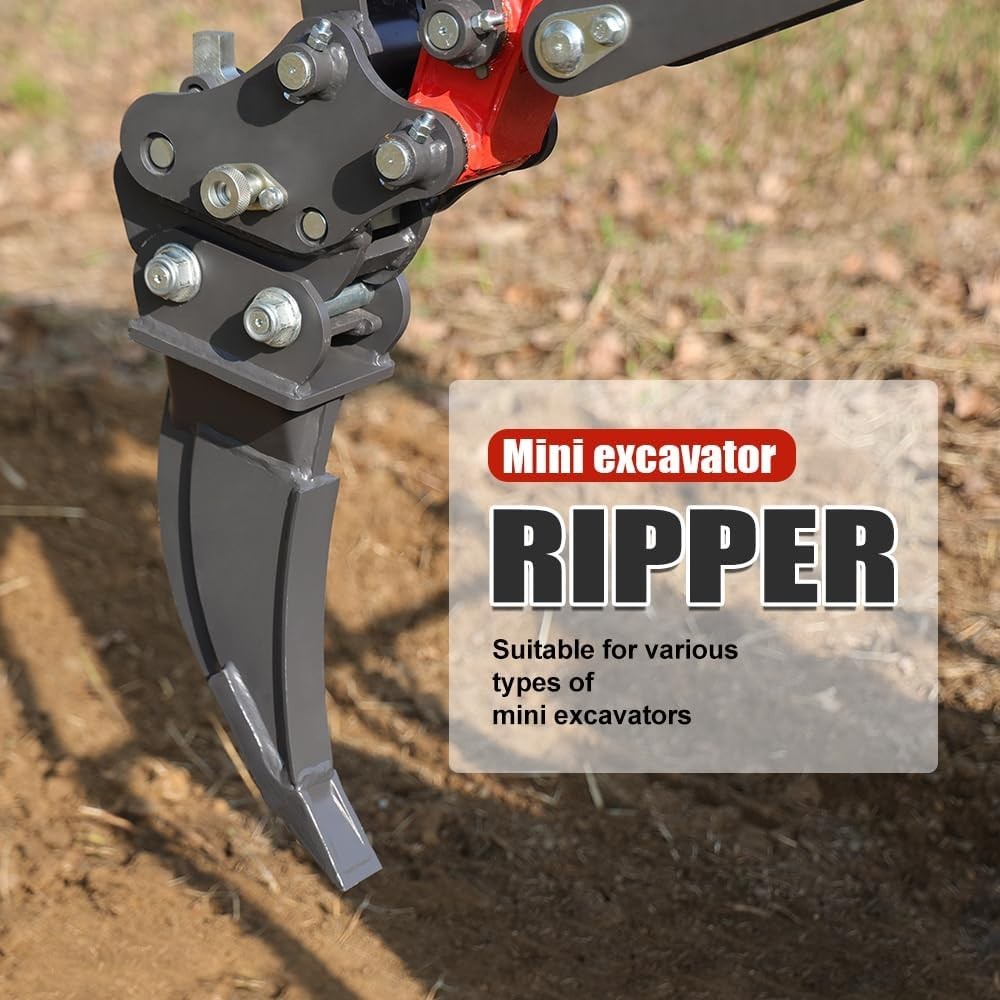 HUAYEE Mini Excavator Attachments Ripper for 0.8-1.5 Ton Small Digger Free ship