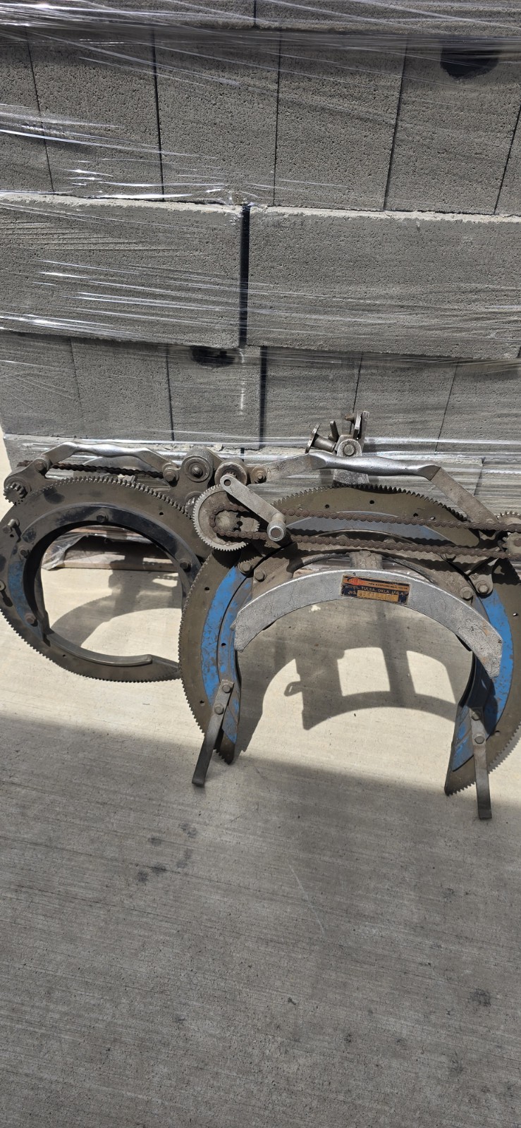 H&M Pipe Beveling Machine H-8 & H-12 4″-8″ & 6″to12” Parts Or Repair READ