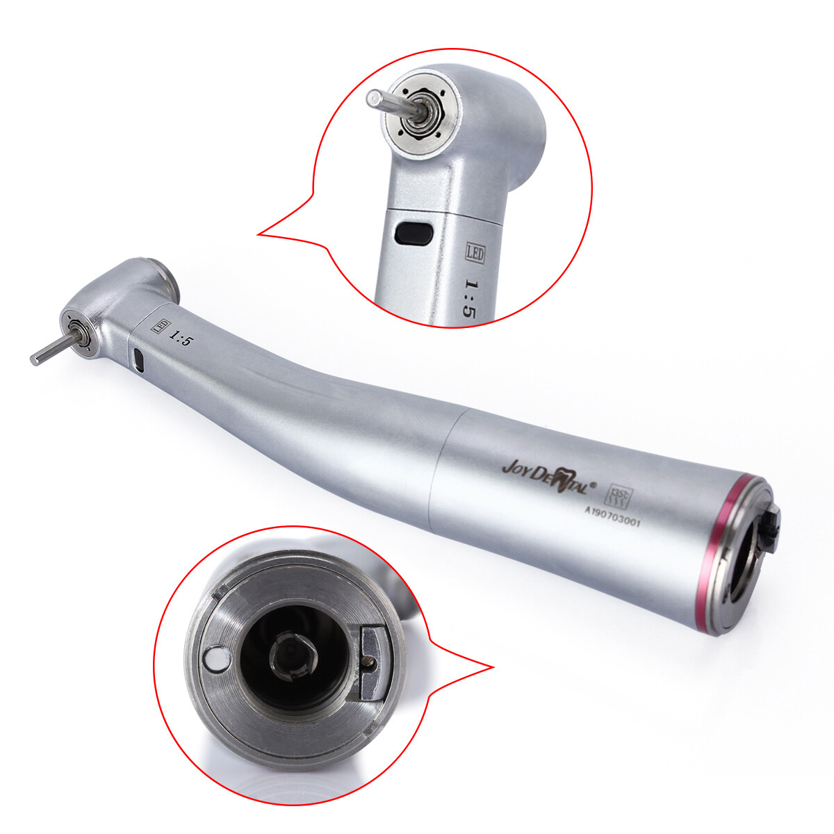 AZDENT Dental Brushless LED Electric Micro Motor /1:5 Increasing Handpiece